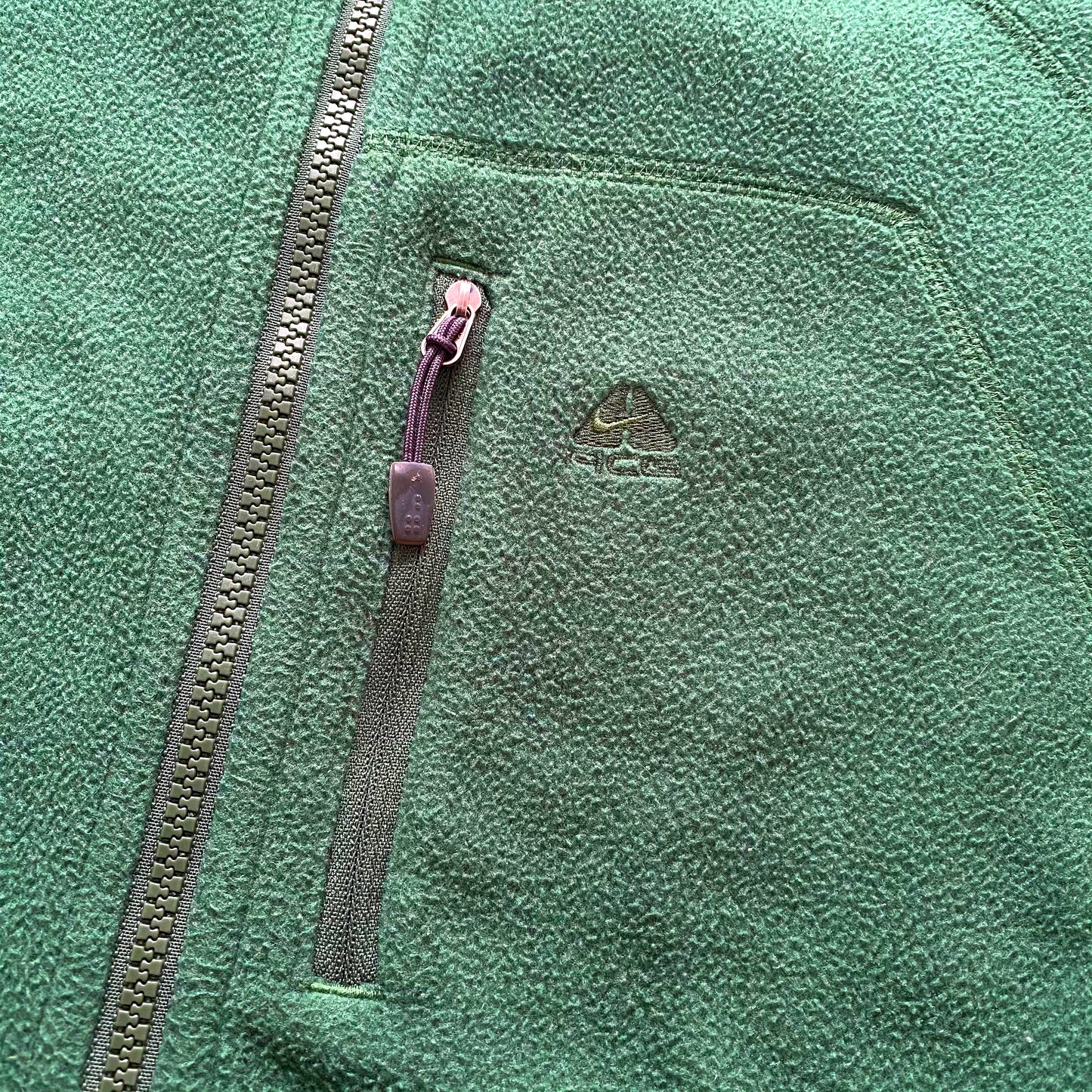 Vintage Nike ACG Forest Green Fleece - Medium