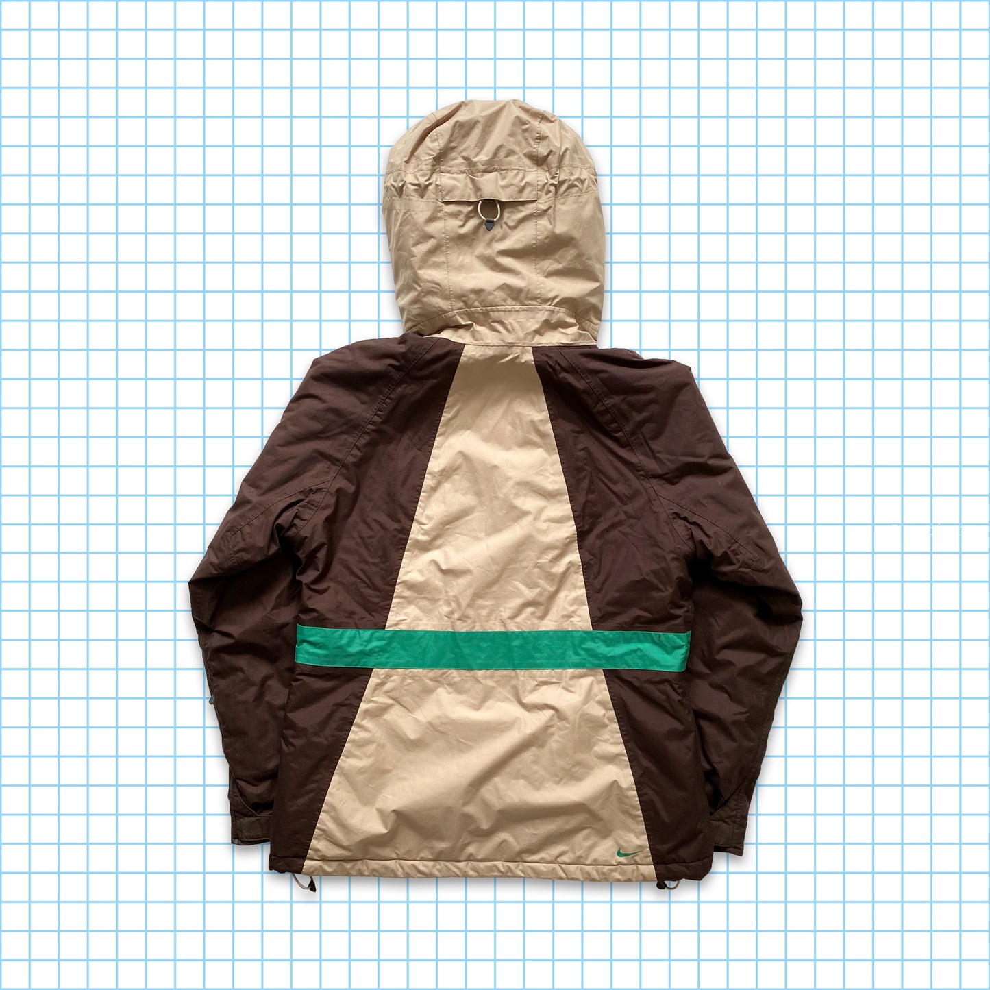 Vintage Nike ACG Triple Split Colour Panel Padded Jacket - Medium