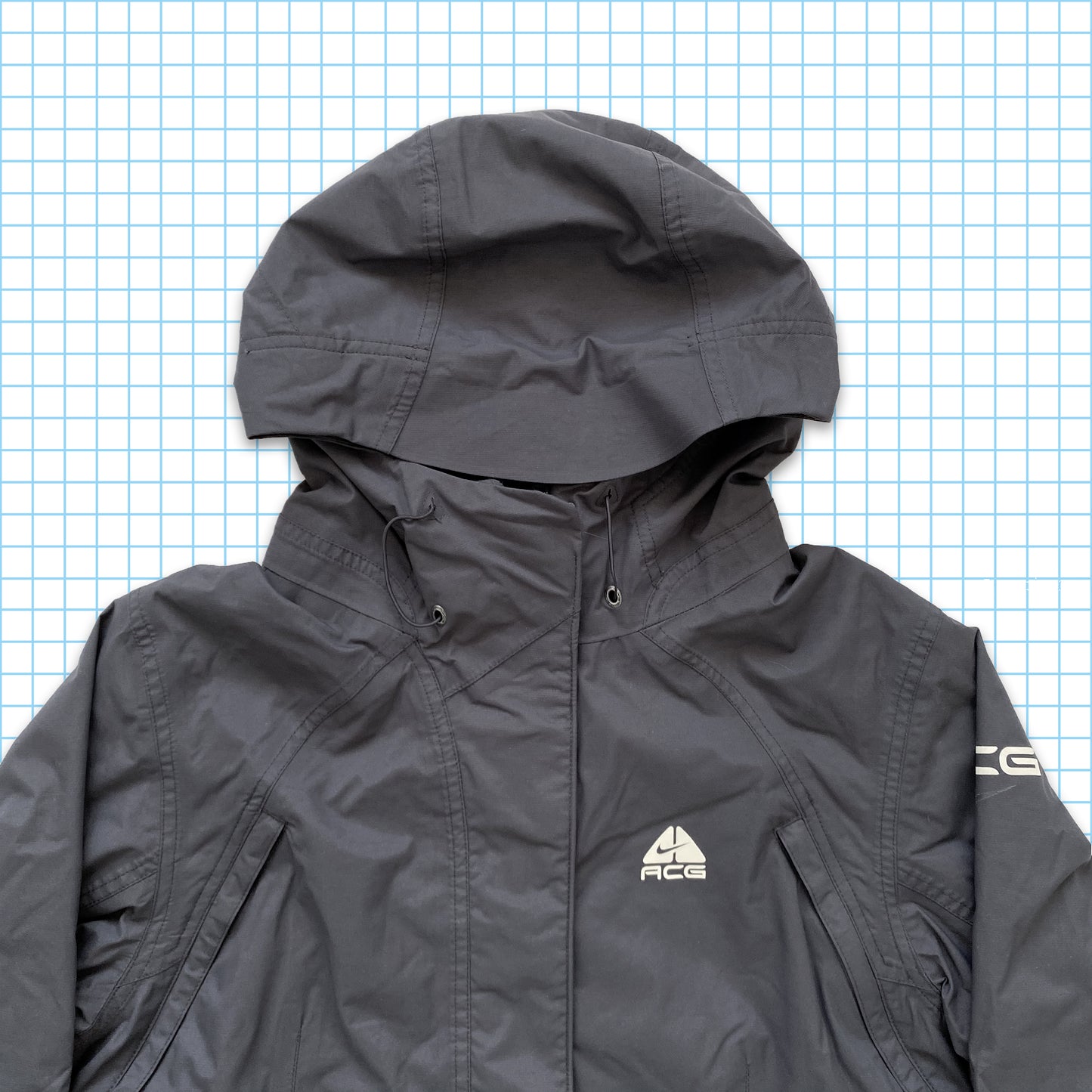 vintage Nike ACG Gun Metal Grey Veste tactique - Petit / Moyen