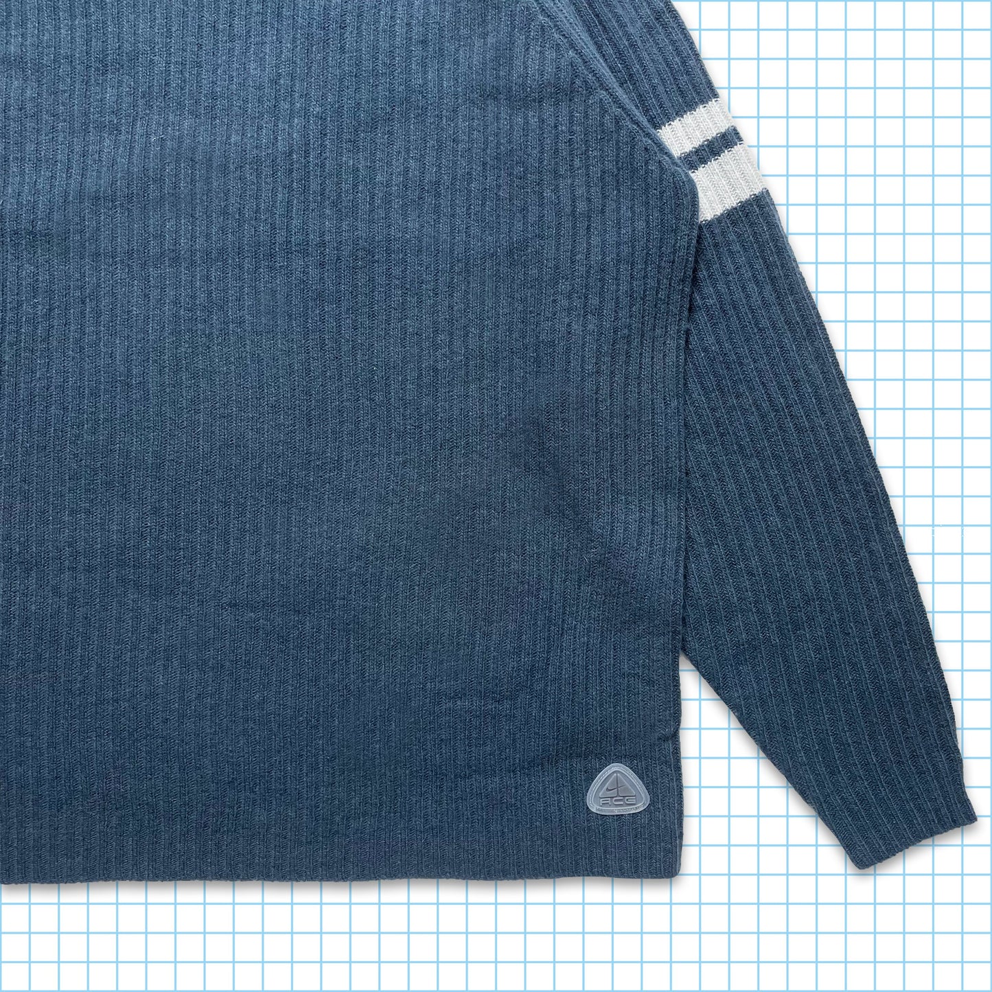 Vintage Nike ACG Midnight Navy Roll Neck - Large / Extra Large