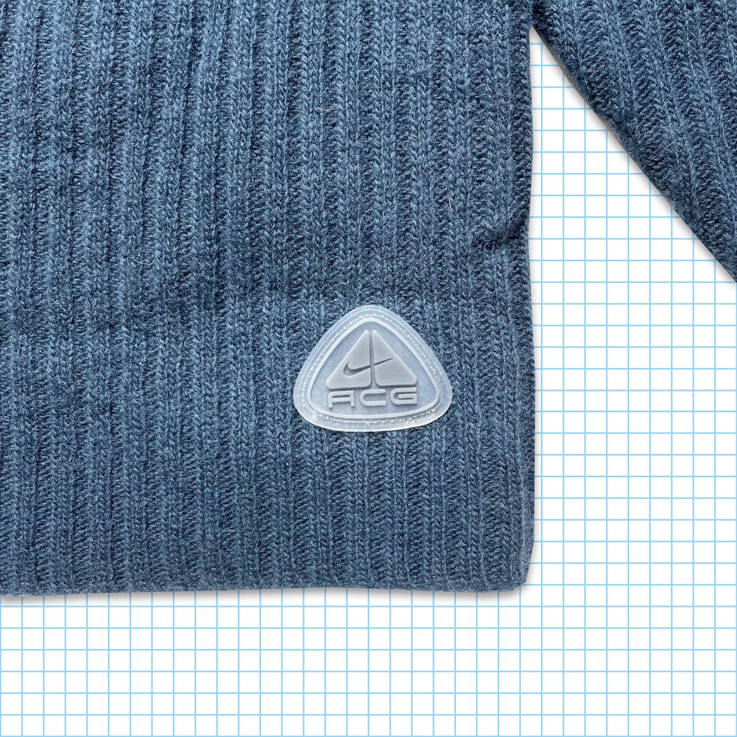 Vintage Nike ACG Midnight Navy Roll Neck - Large / Extra Large