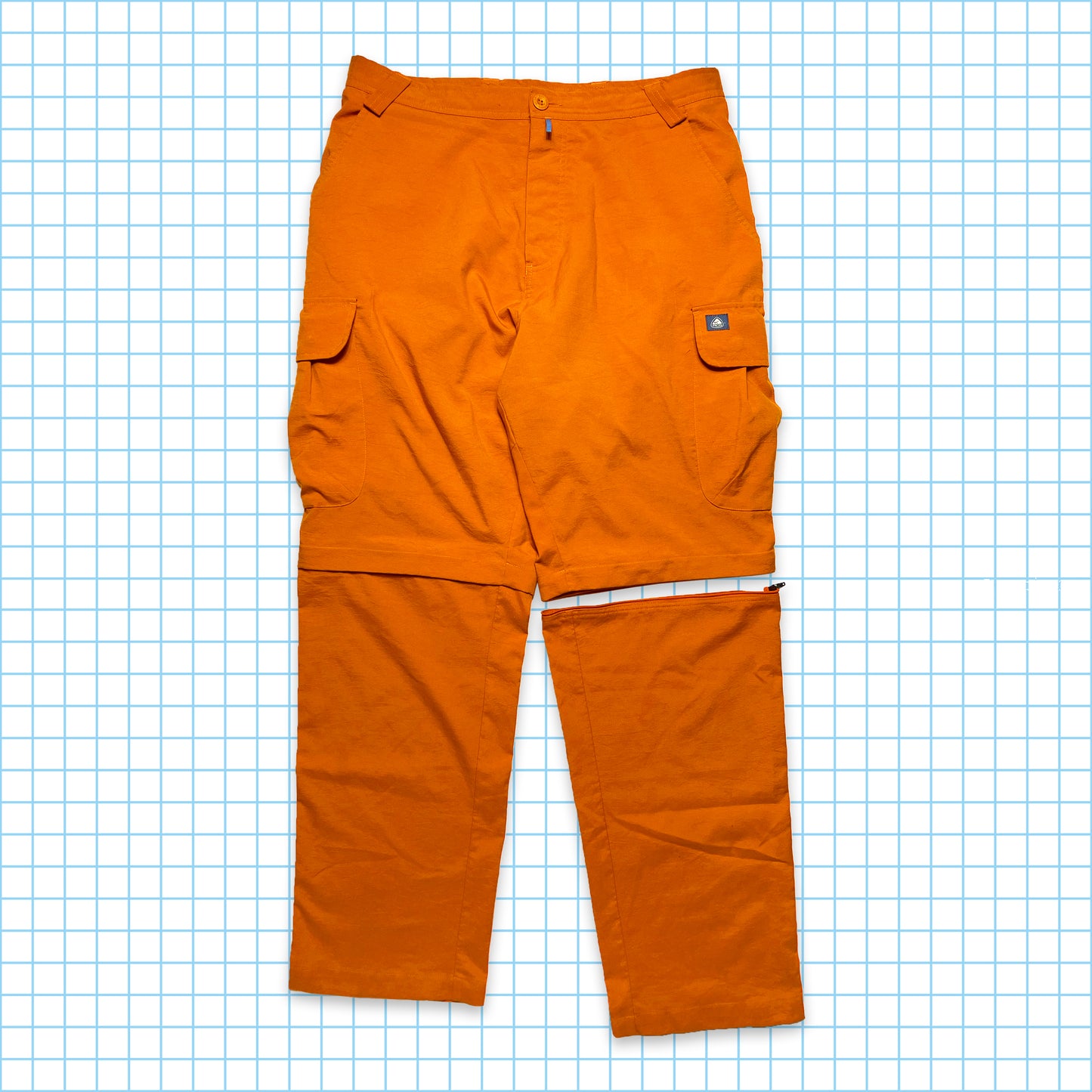 Nike ACG Bright Orange Convertible Cargos Summer 02' - Medium
