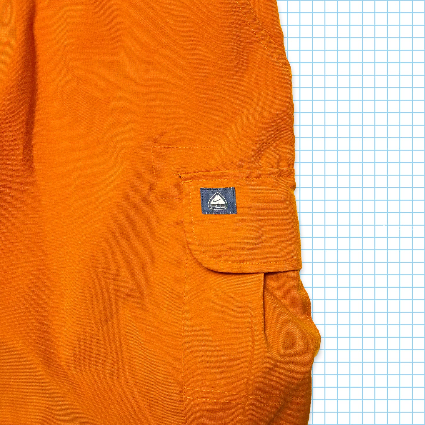 Nike ACG Bright Orange Convertible Cargos Summer 02' - Medium