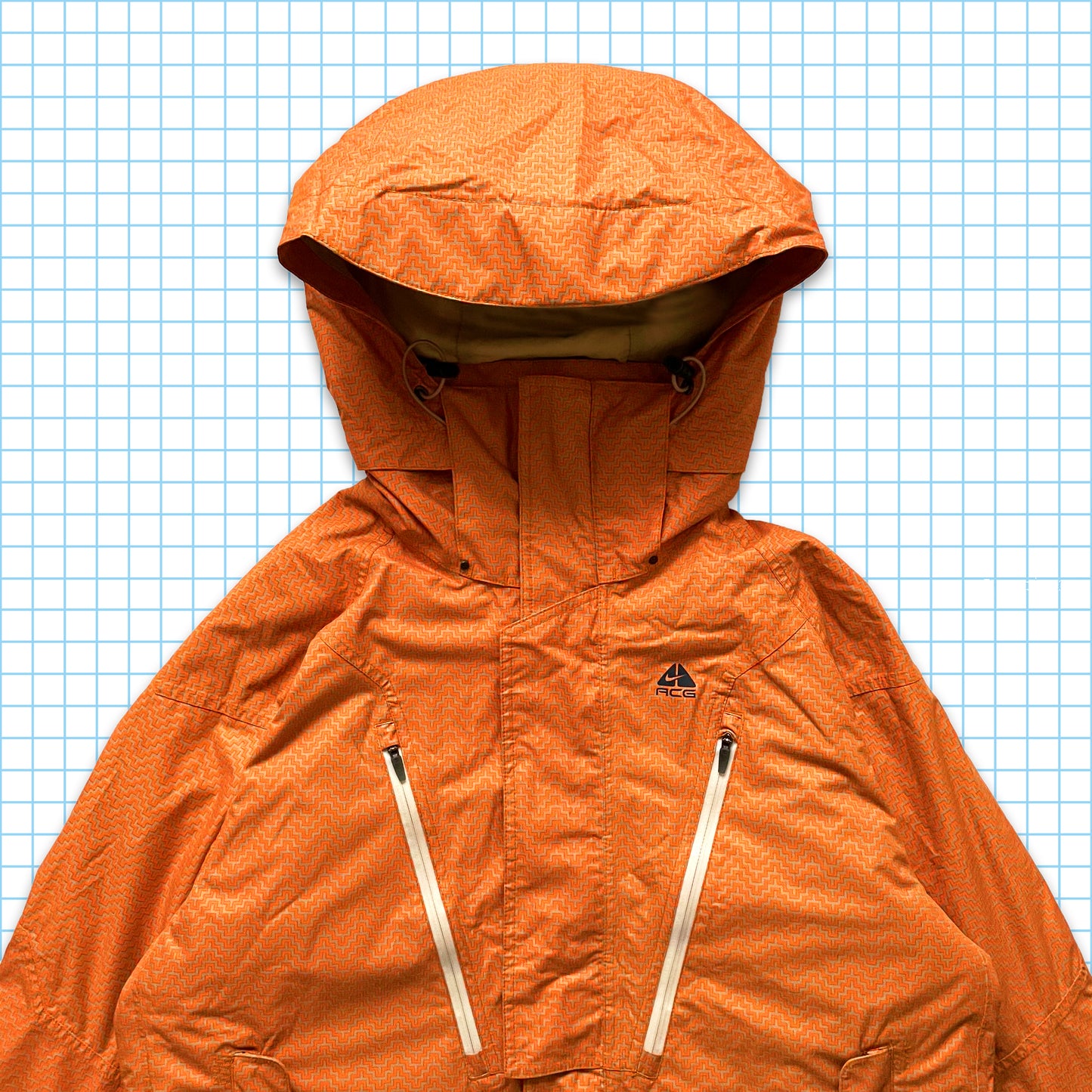 Vintage Nike ACG 2in1 Orange Technical Jacket - Large