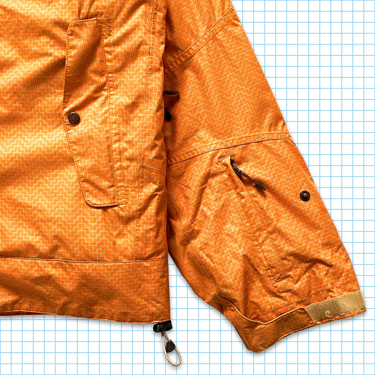 Vintage Nike ACG 2in1 Orange Technical Jacket - Large
