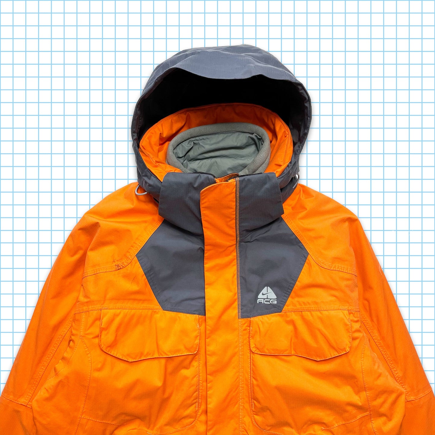 Vintage Nike ACG Heavy Weight Orange Jacket - Medium / Large