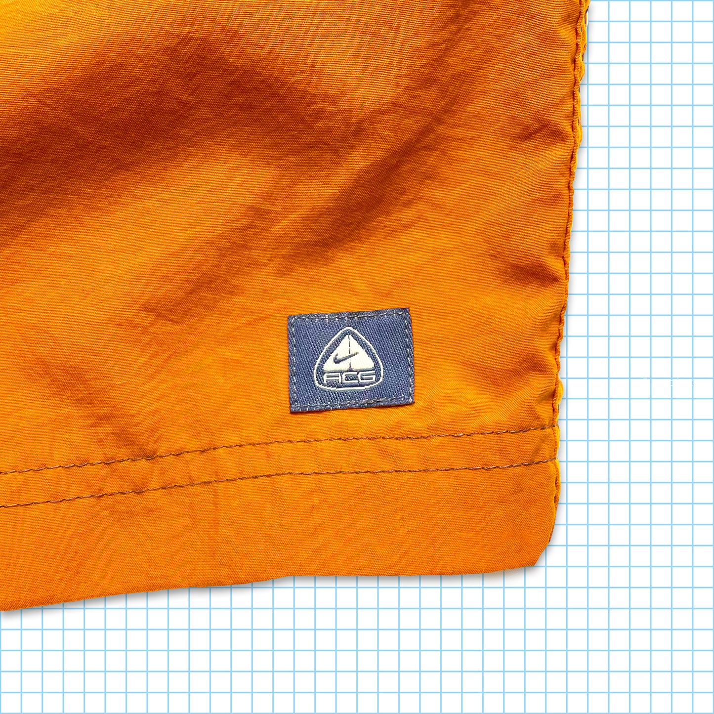 Vintage Nike ACG Bright Orange Belted Pant - Medium