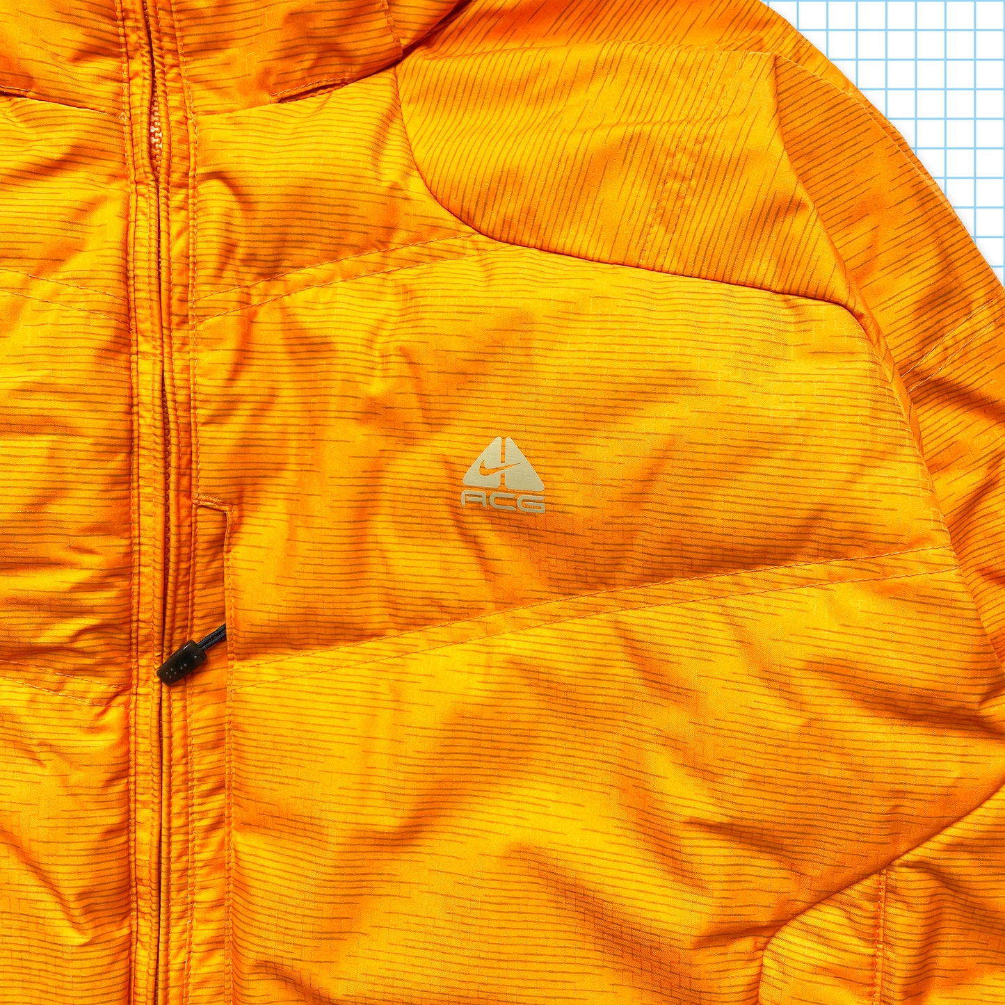 Nike ACG 550 Down Bright Orange Puffer Jacket - Large / Extra Large
