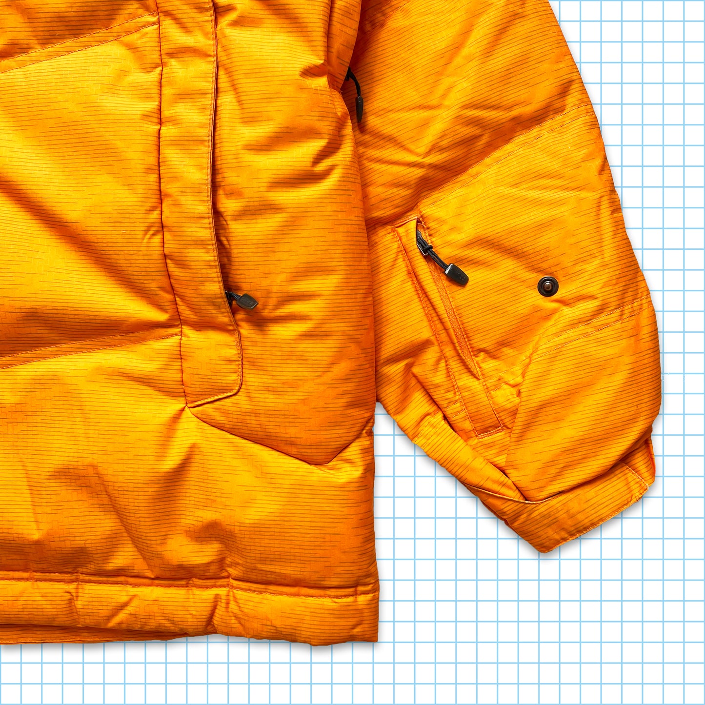 Nike ACG 550 Down Bright Orange Puffer Jacket - Large / Extra Large