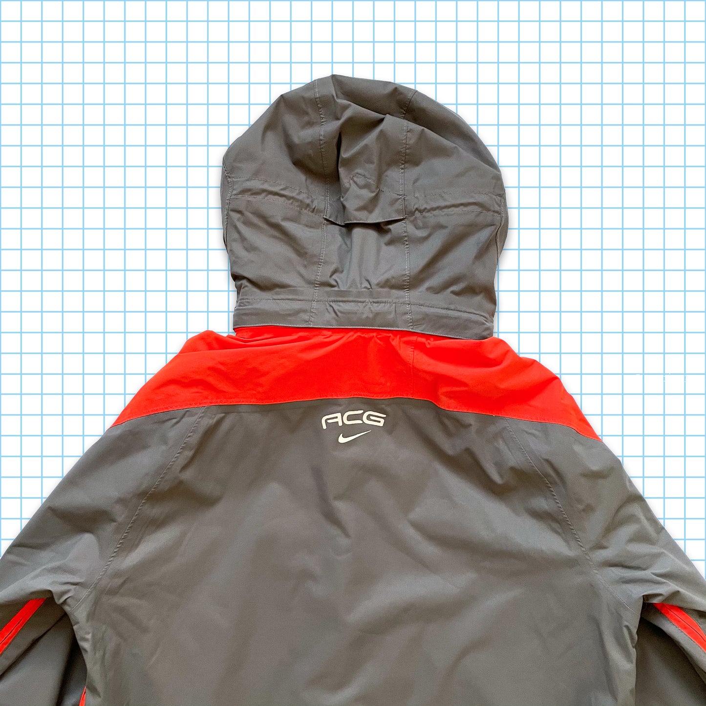 Vintage Nike ACG Orange Panel Storm-Fit Jacket - Large