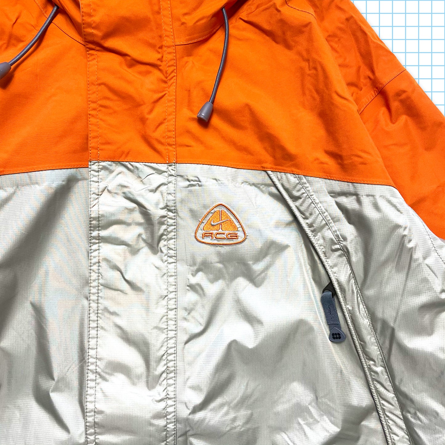 Nike ACG Bright Orange Split Panel Storm-Fit Jacket SS03’ - Medium / Large
