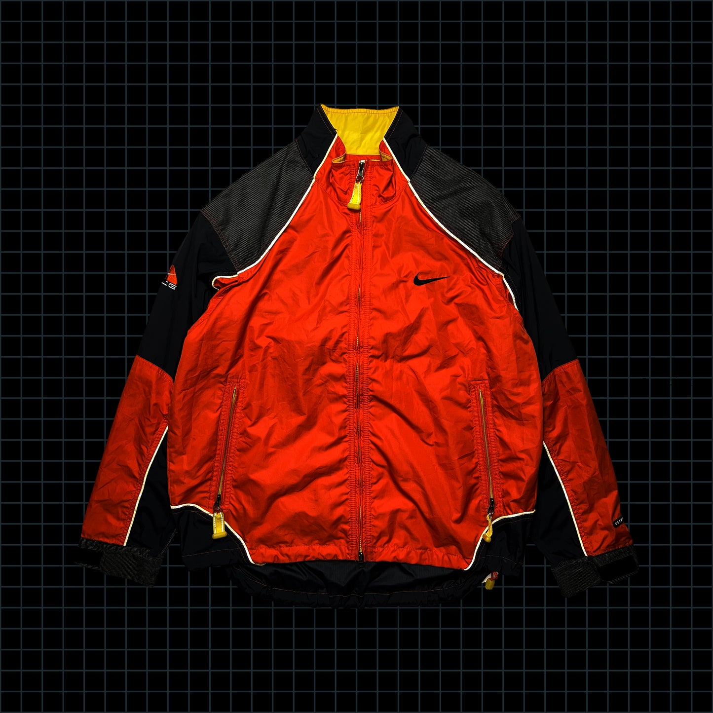 Nike ACG Bright Orange Packable Track Jacket - Medium / Large