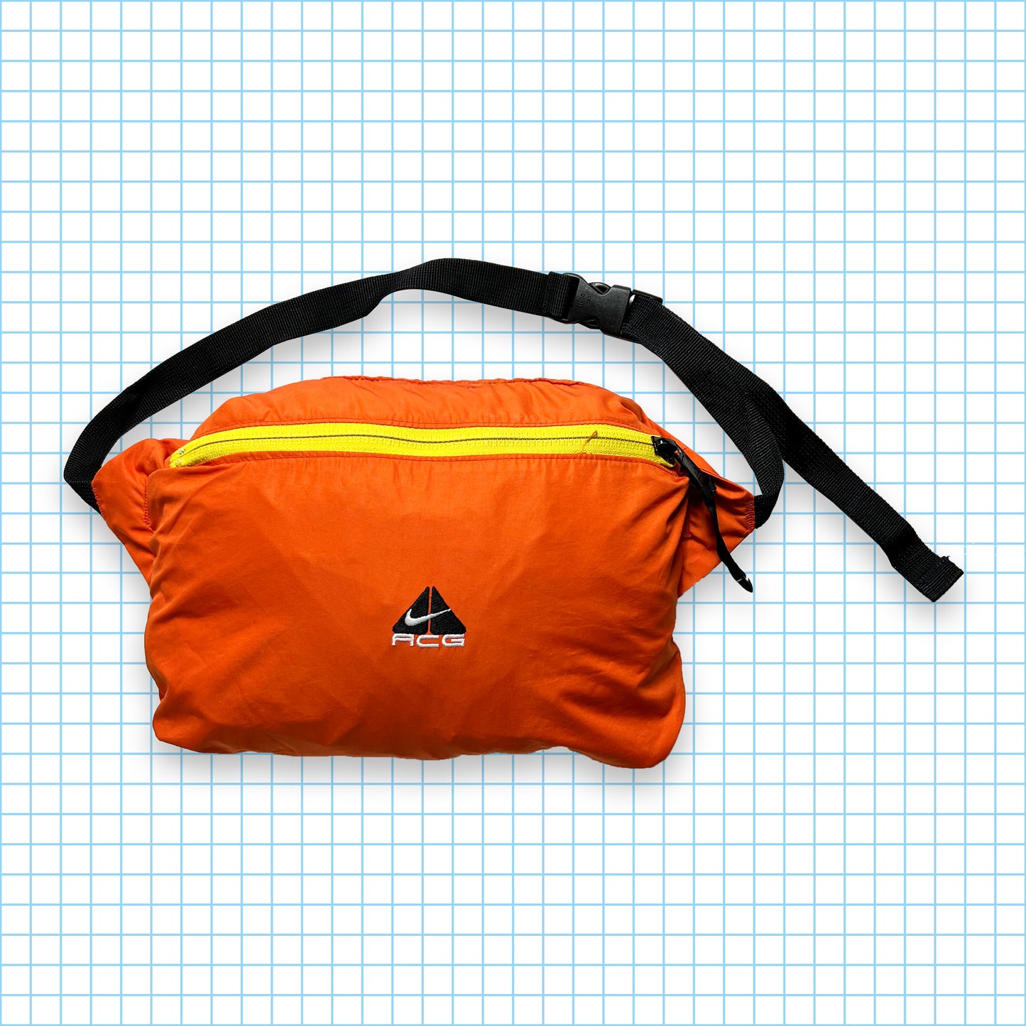 Nike ACG Bright Orange Packable Track Jacket - Medium / Large