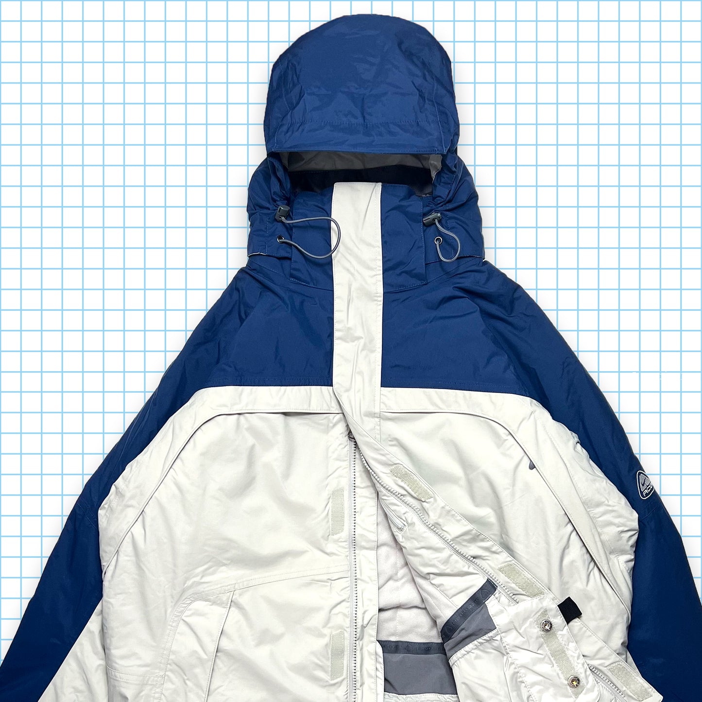 Nike ACG Blue/Grey Padded Technical Store-FIT Skii Jacket - Large / Extra Large