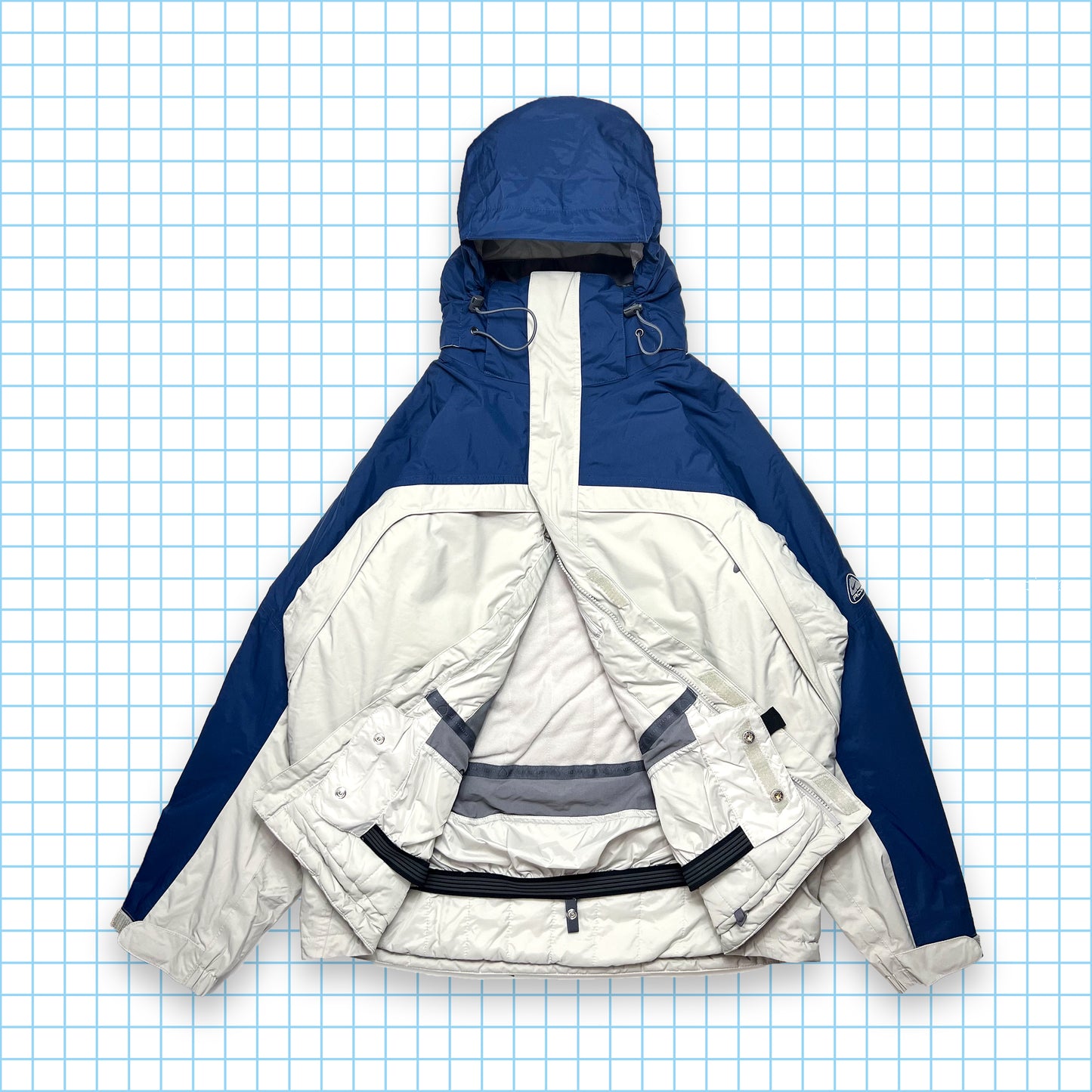 Nike ACG Blue/Grey Padded Technical Store-FIT Skii Jacket - Large / Extra Large