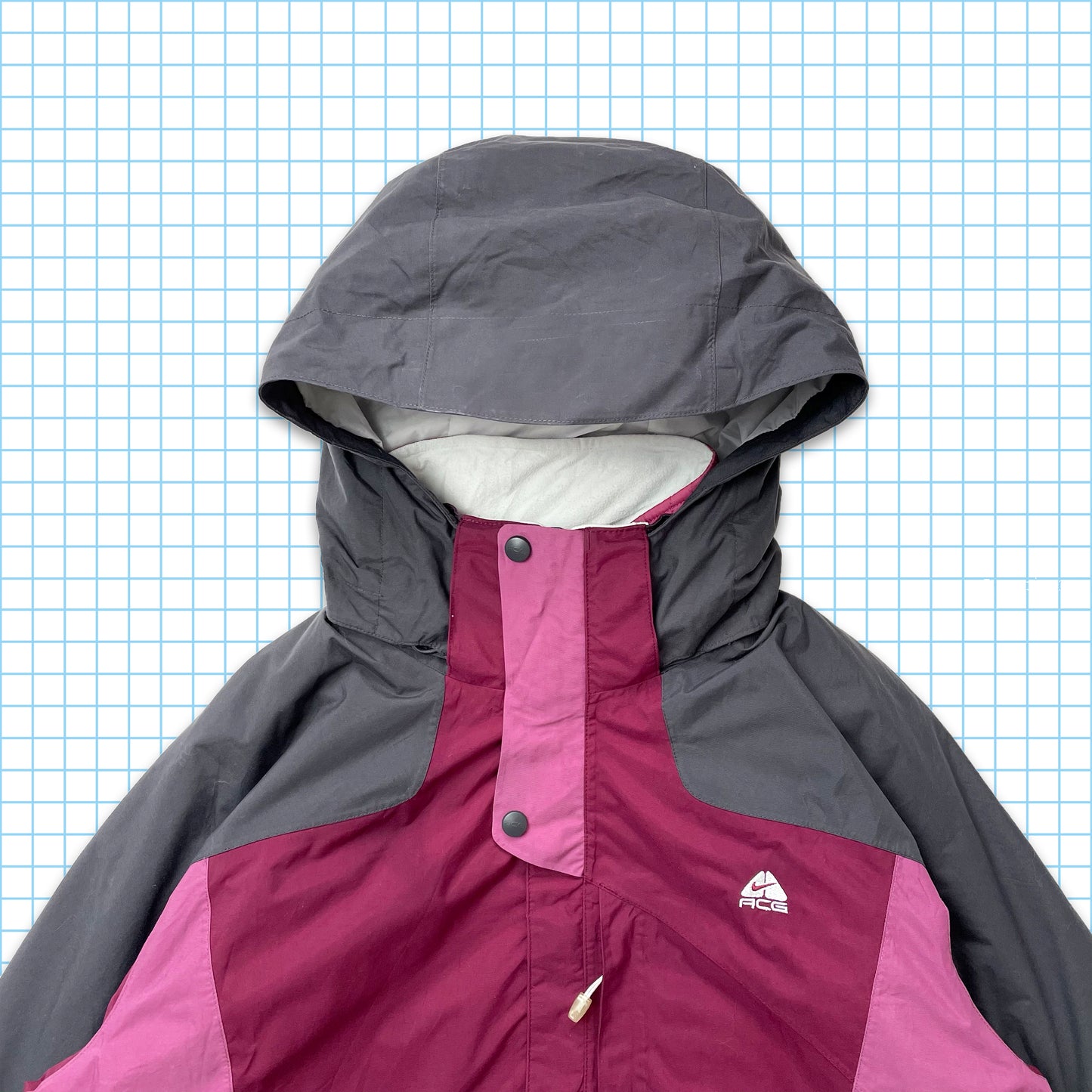 Vintage Nike ACG 2in1 ‘Bacon’ Technical Padded Jacket - Large