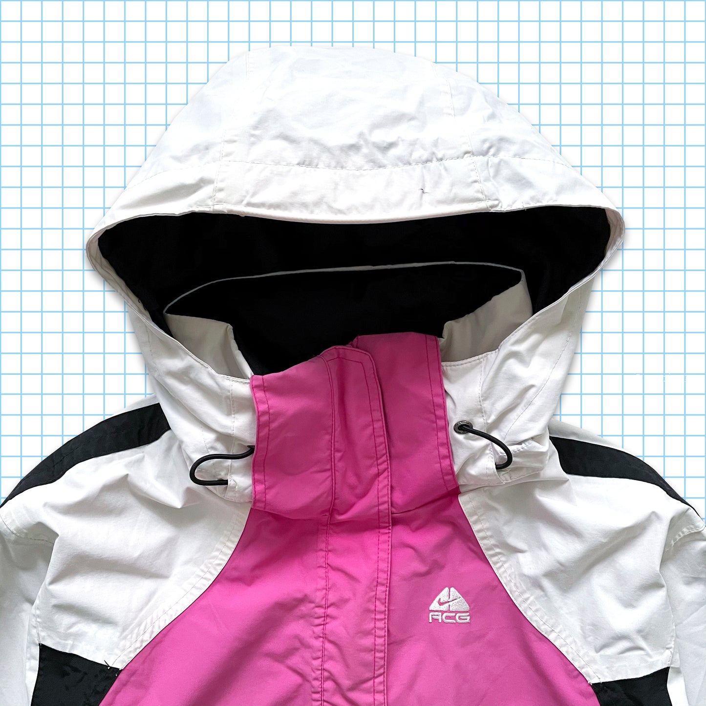 Vintage Nike ACG Hot Pink Padded Jacket - Small