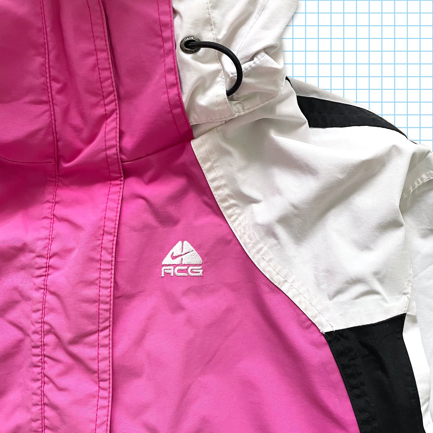 Vintage Nike ACG Hot Pink Padded Jacket - Small