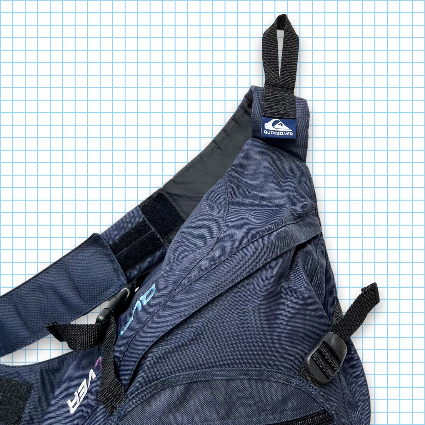 Vintage Quiksilver Midnight Navy Cross Body Bag