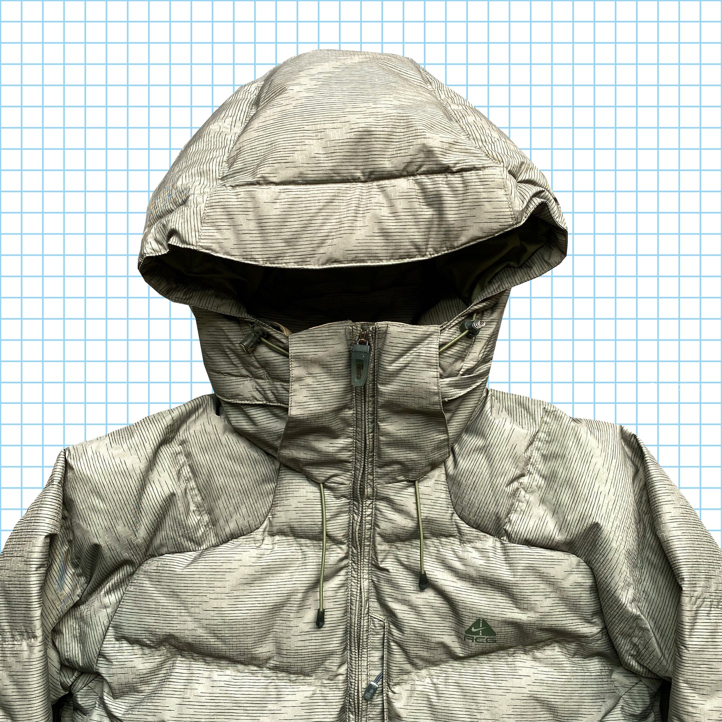 vintage Nike ACG Down Fill 550 Veste de pluie floue - Moyen