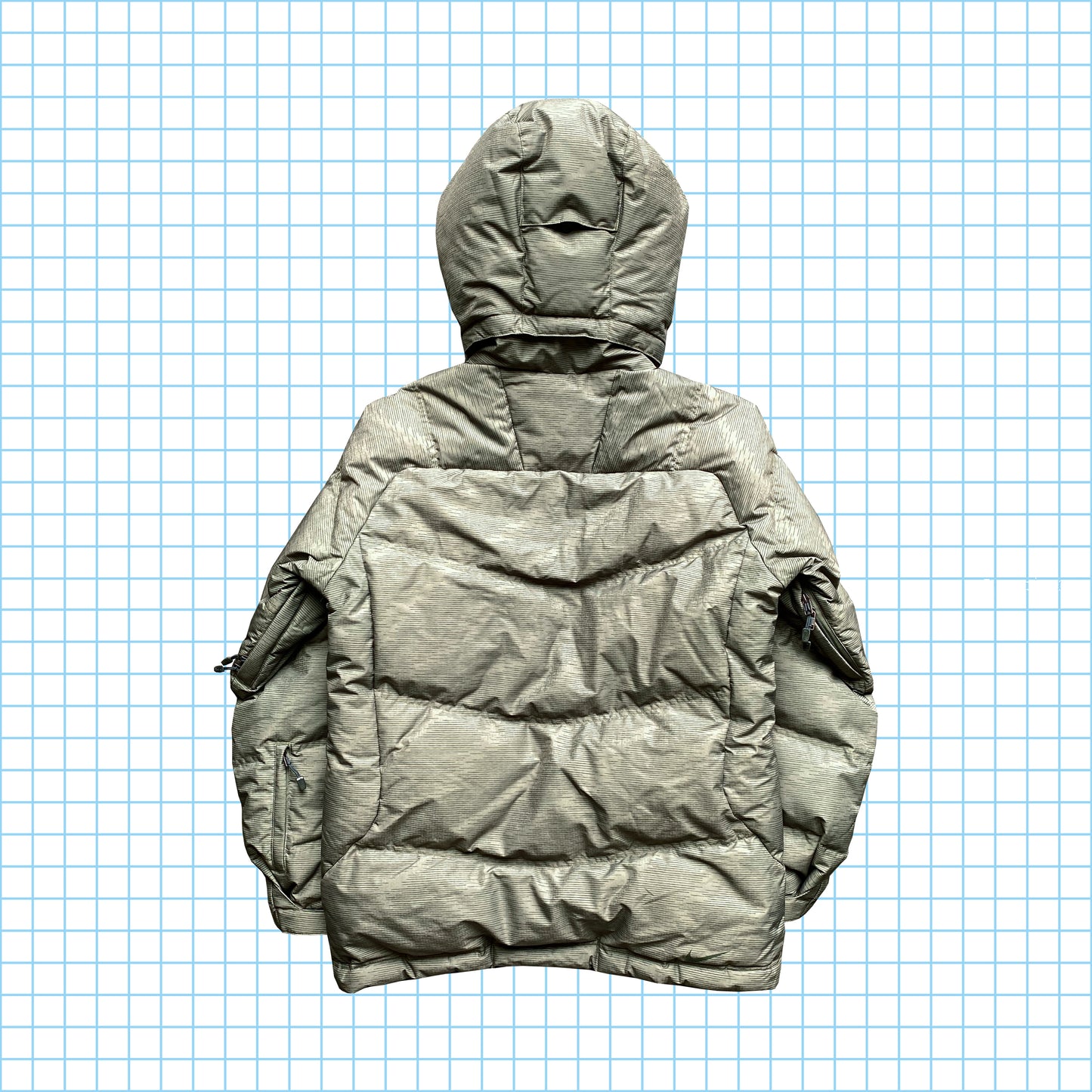 vintage Nike ACG Down Fill 550 Veste de pluie floue - Moyen