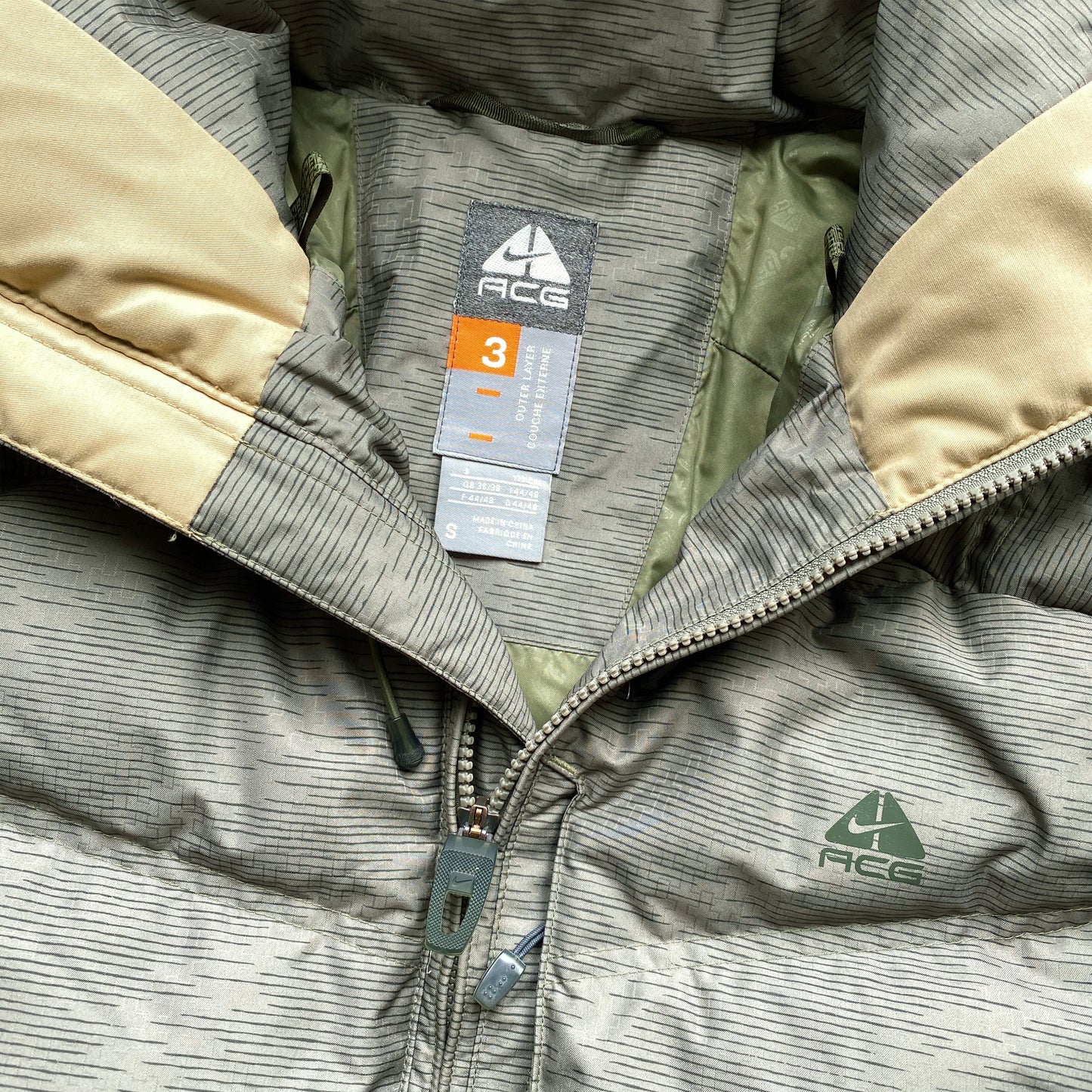 vintage Nike ACG Down Fill 550 Veste de pluie floue - Moyen
