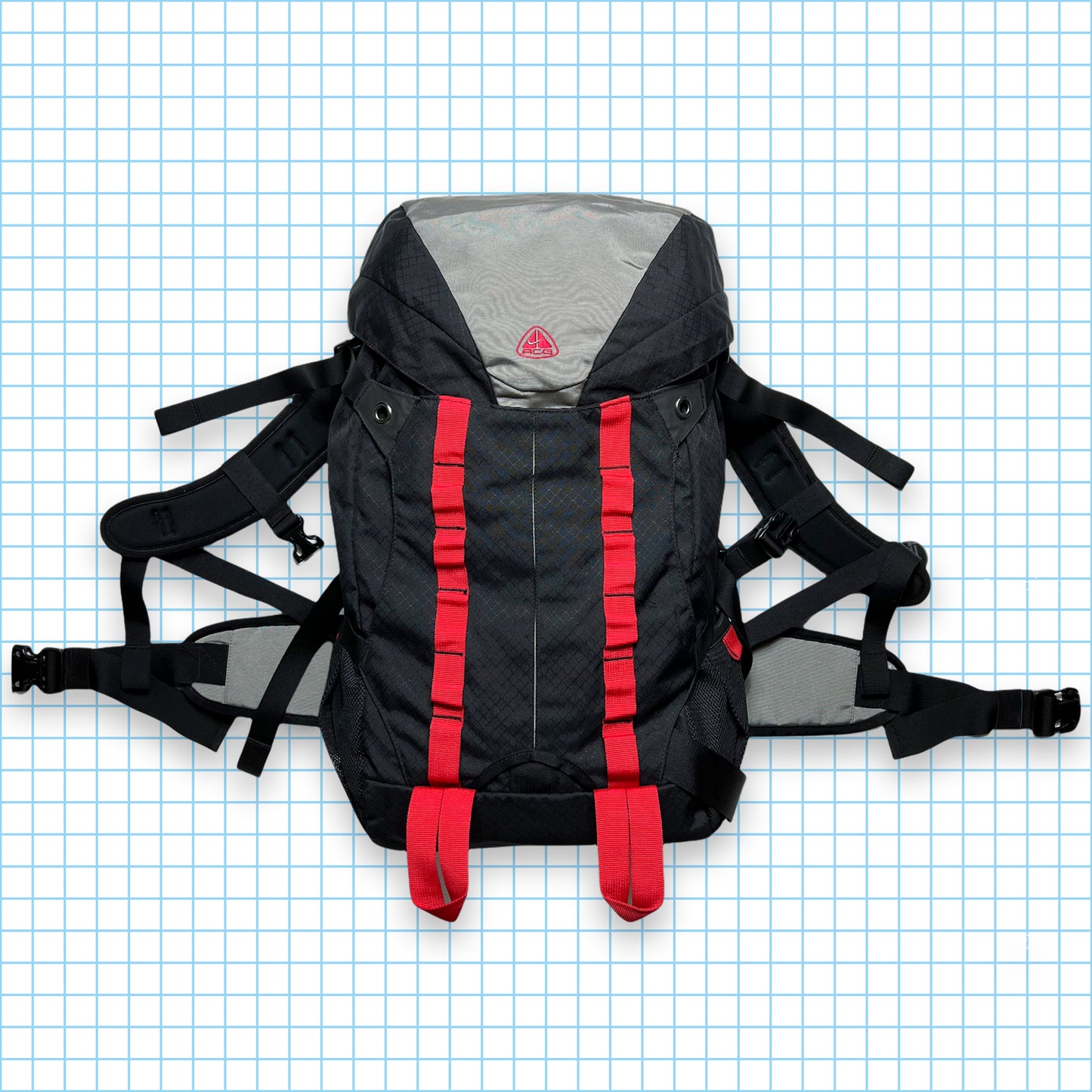 Nike ACG 2001 Red/Grey/Black Hiking Back Pack