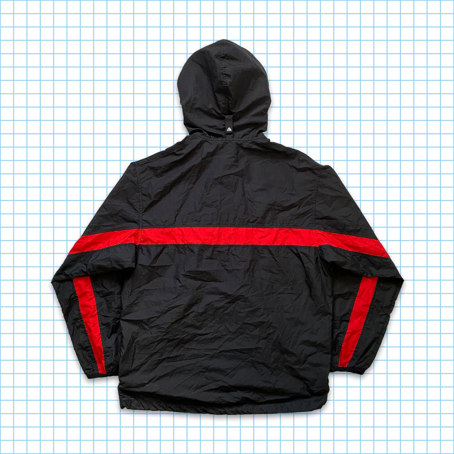 vintage Nike ACG Nylon Extérieur Shell Demi-Zip - Moyen