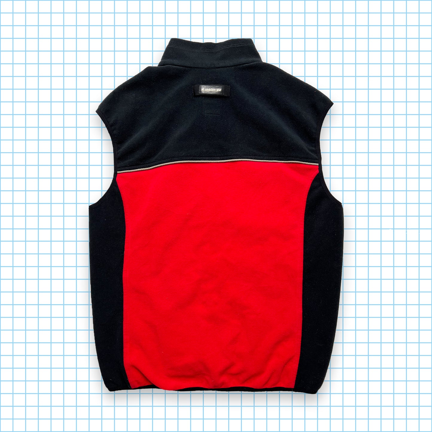 Nike ACG Red/Black Vest - Large