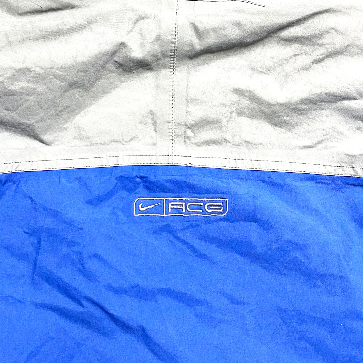 Vintage Nike ACG Royal Blue/Grey Storm-Fit Padded Jacket - Large / Extra Large