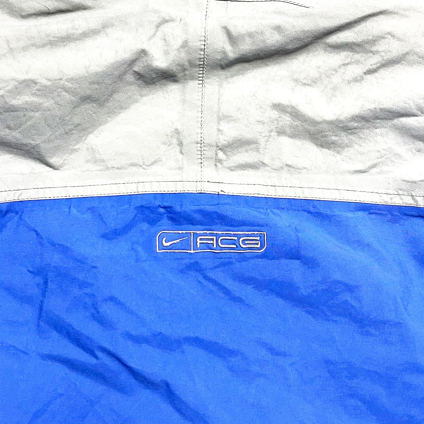Vintage Nike ACG Royal Blue/Grey Storm-Fit Padded Jacket - Large / Extra Large