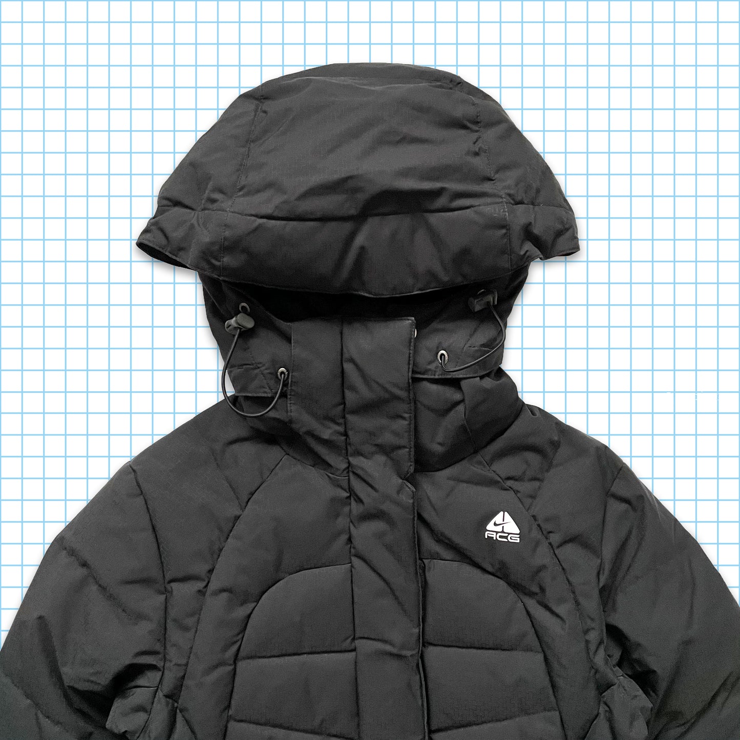 Vintage Nike ACG Black Down Puffer Jacket - Small