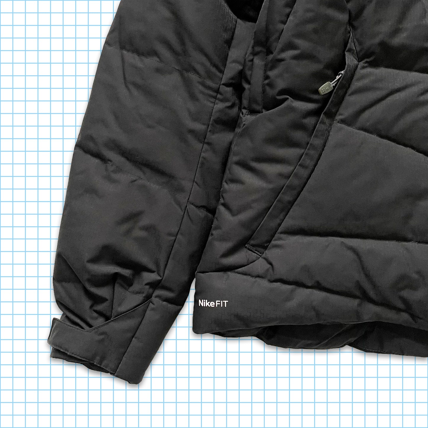 Vintage Nike ACG Black Down Puffer Jacket - Small
