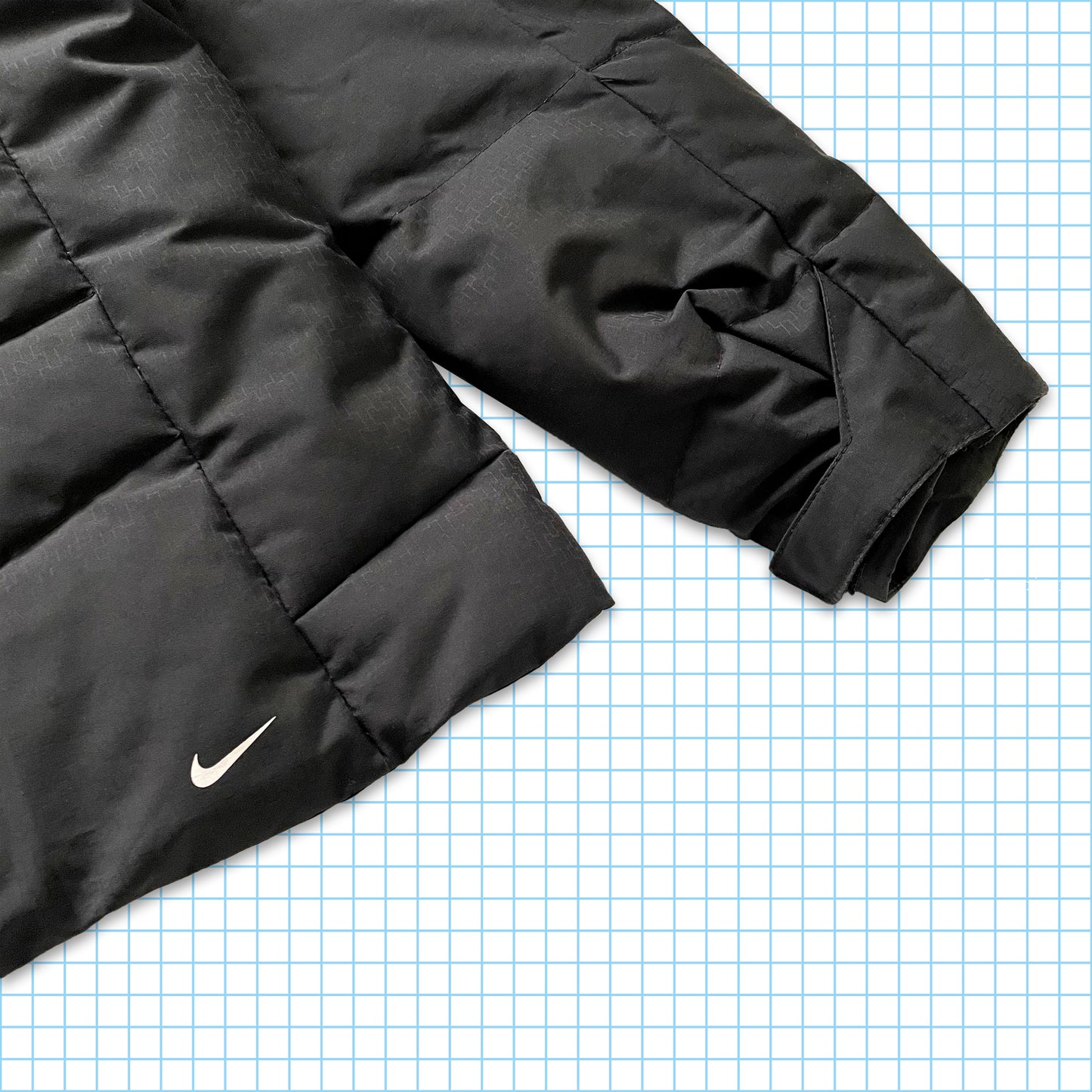 Vintage Nike ACG Black Down Puffer Jacket - Small / Medium