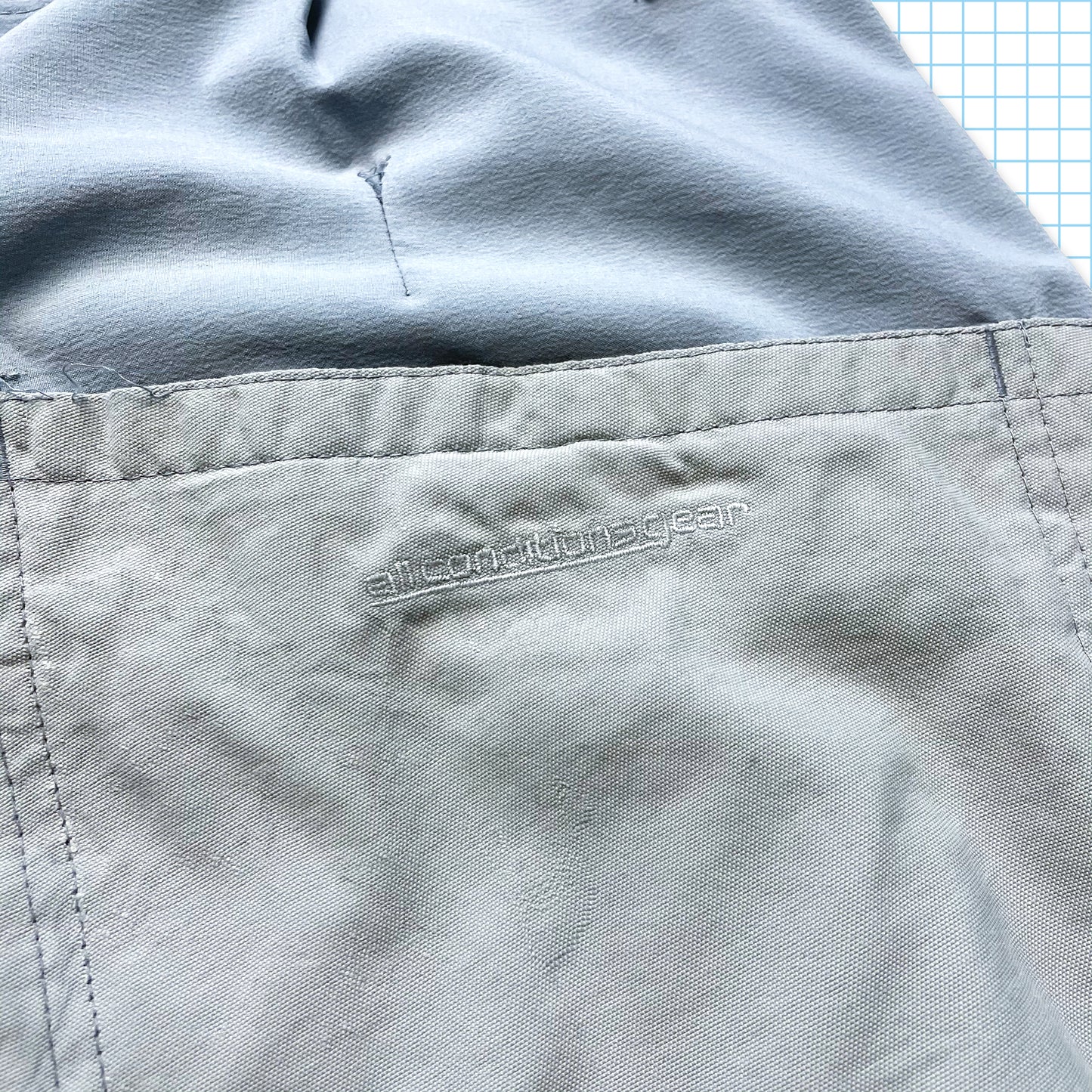Vintage Nike ACG Baby Blue/White Tactical Pant - 32" Waist