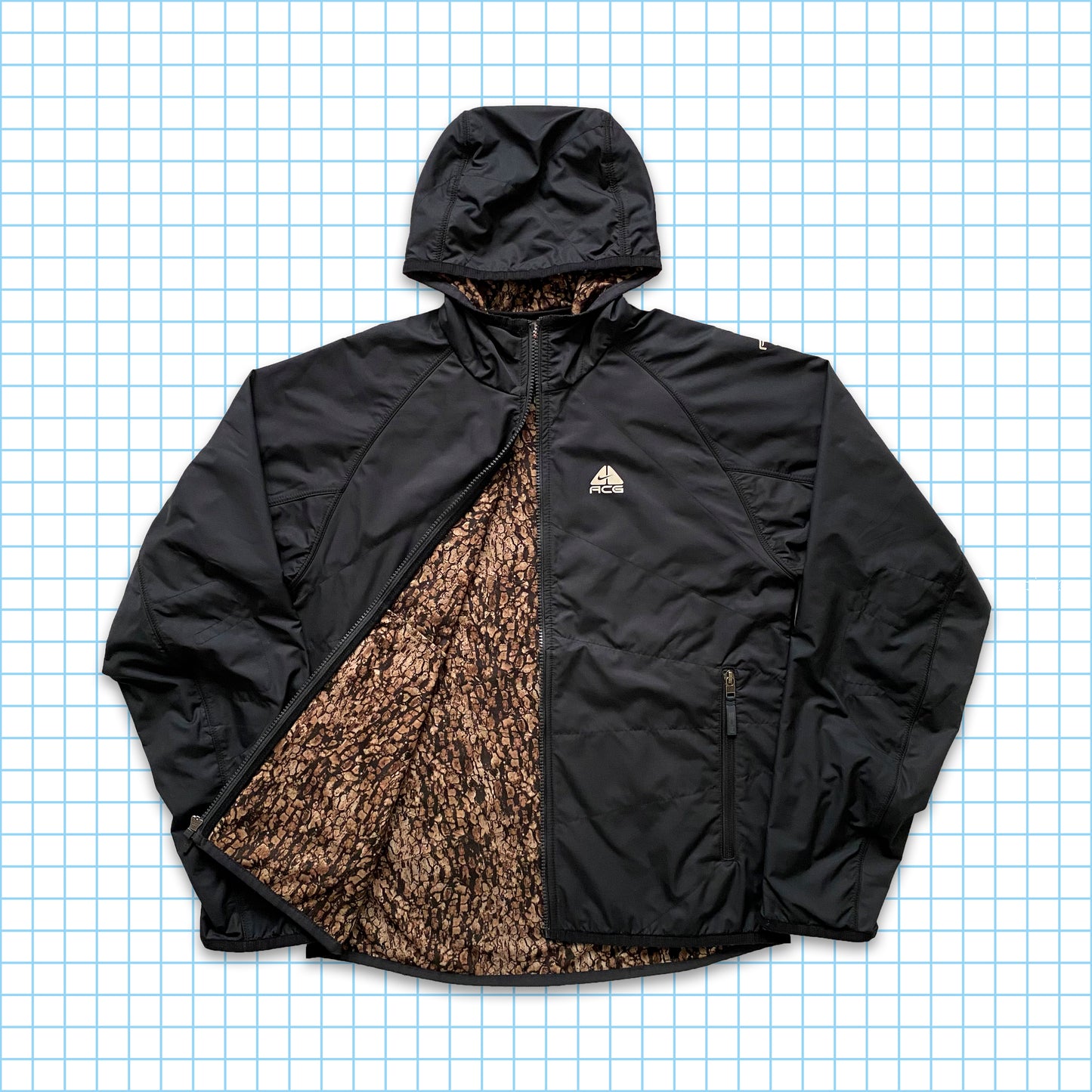 Veste doublée graphique Nike ACG Tree Bark vintage - Moyenne