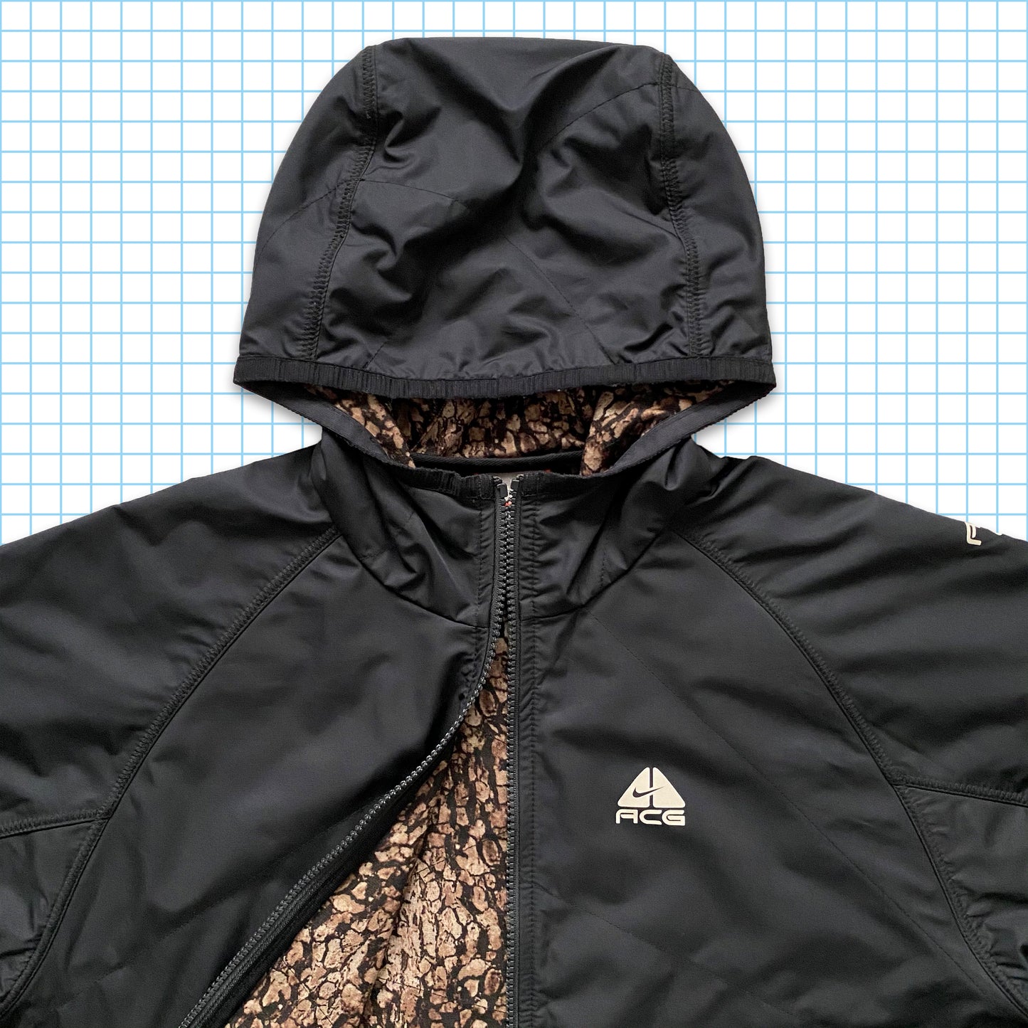 Veste doublée graphique Nike ACG Tree Bark vintage - Moyenne