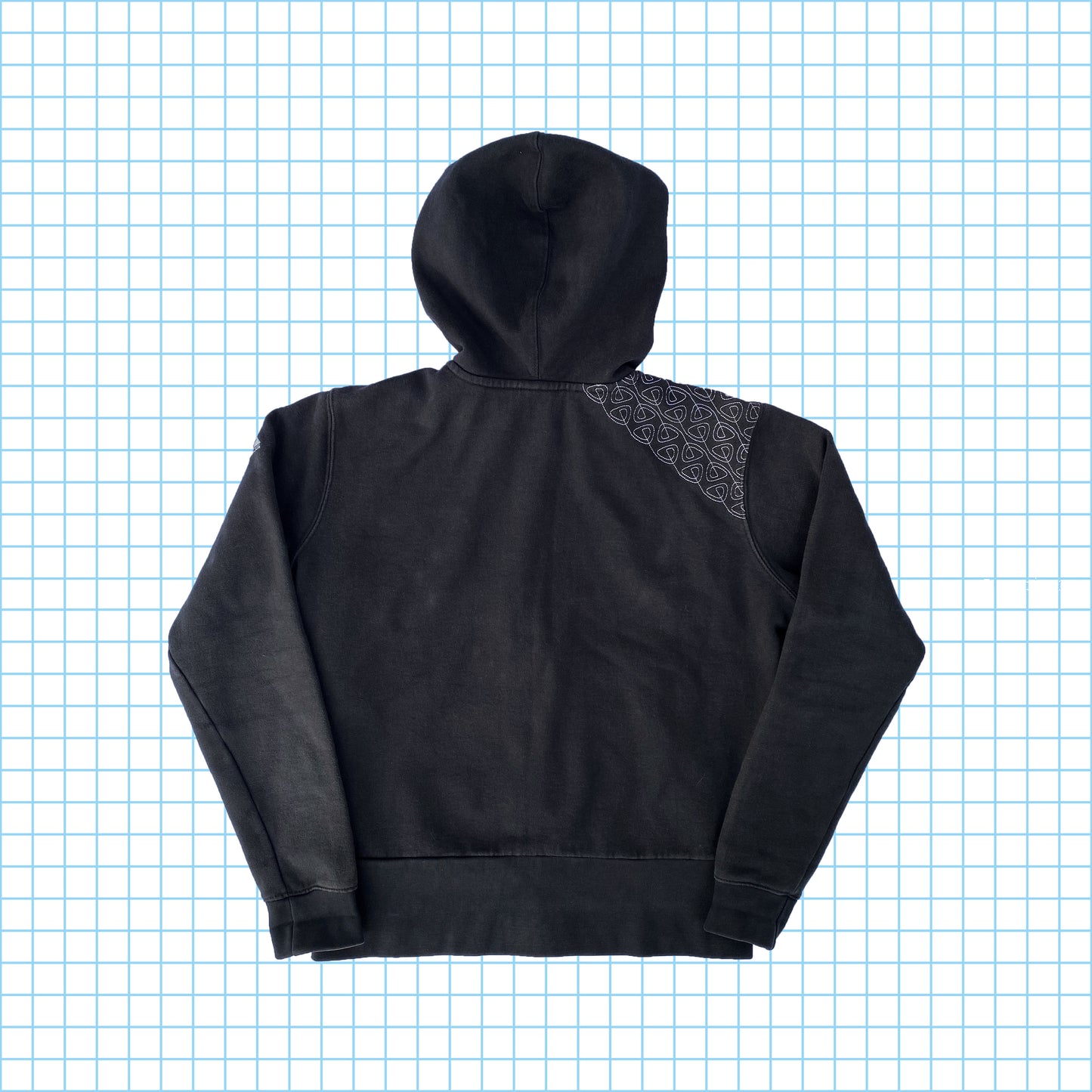 Vintage Nike ACG Spiral Zipped Hoodie - Small