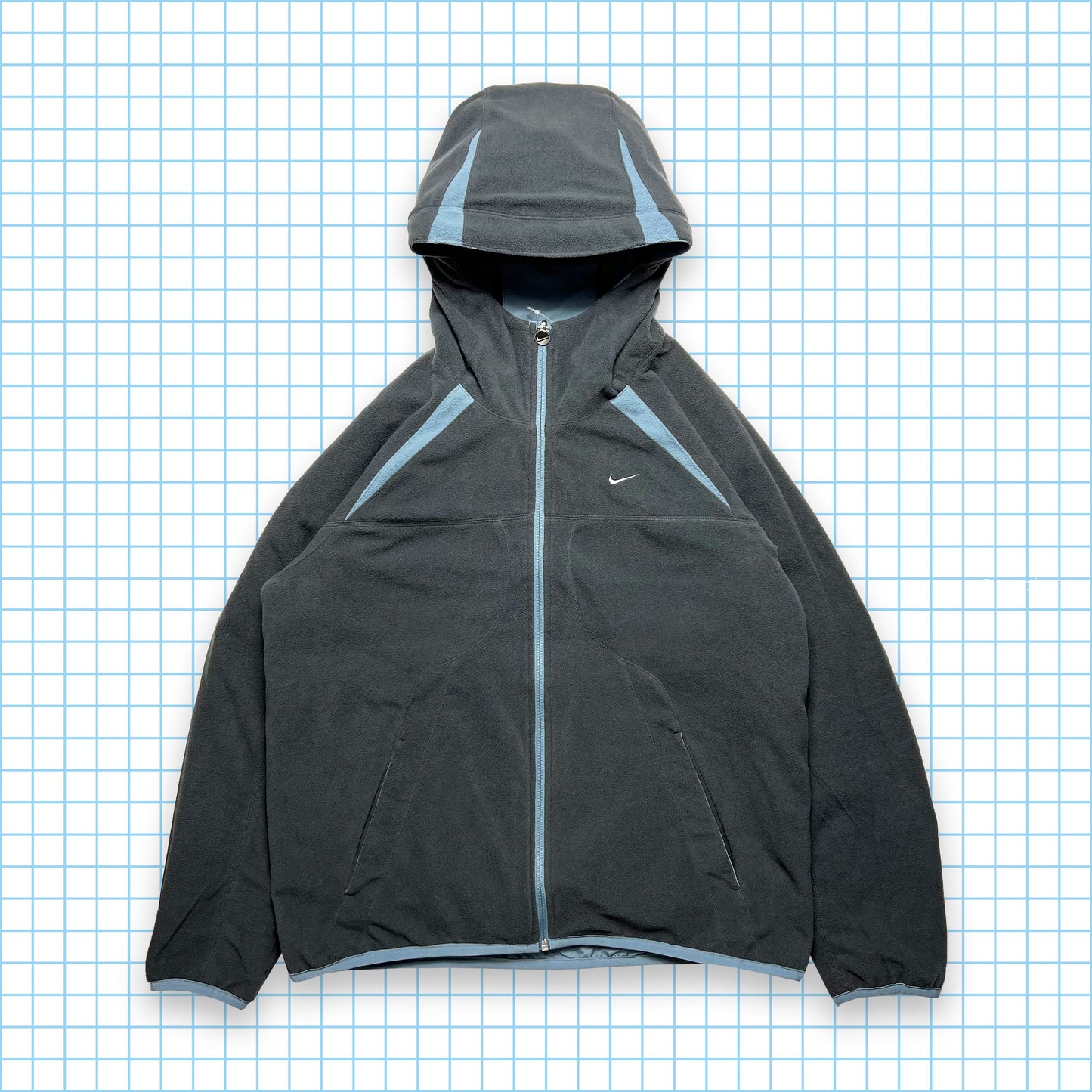 Vintage Nike Nylon / Fleece Reversible Jacket - Medium