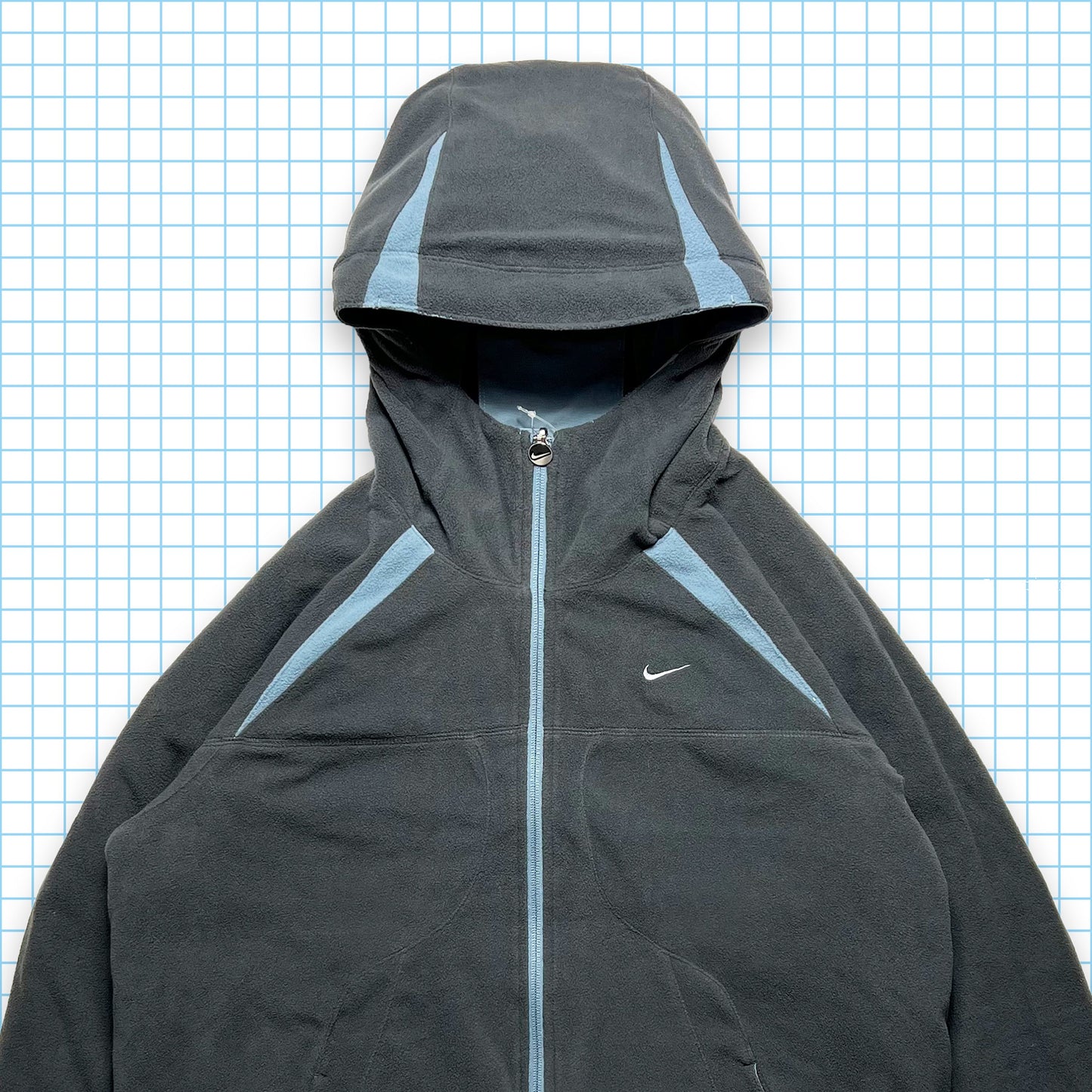 Vintage Nike Nylon / Fleece Reversible Jacket - Medium