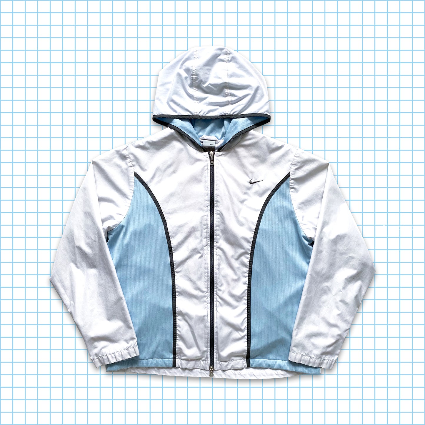 Vintage Nike Panelled Wind Breaker Jacket - Medium