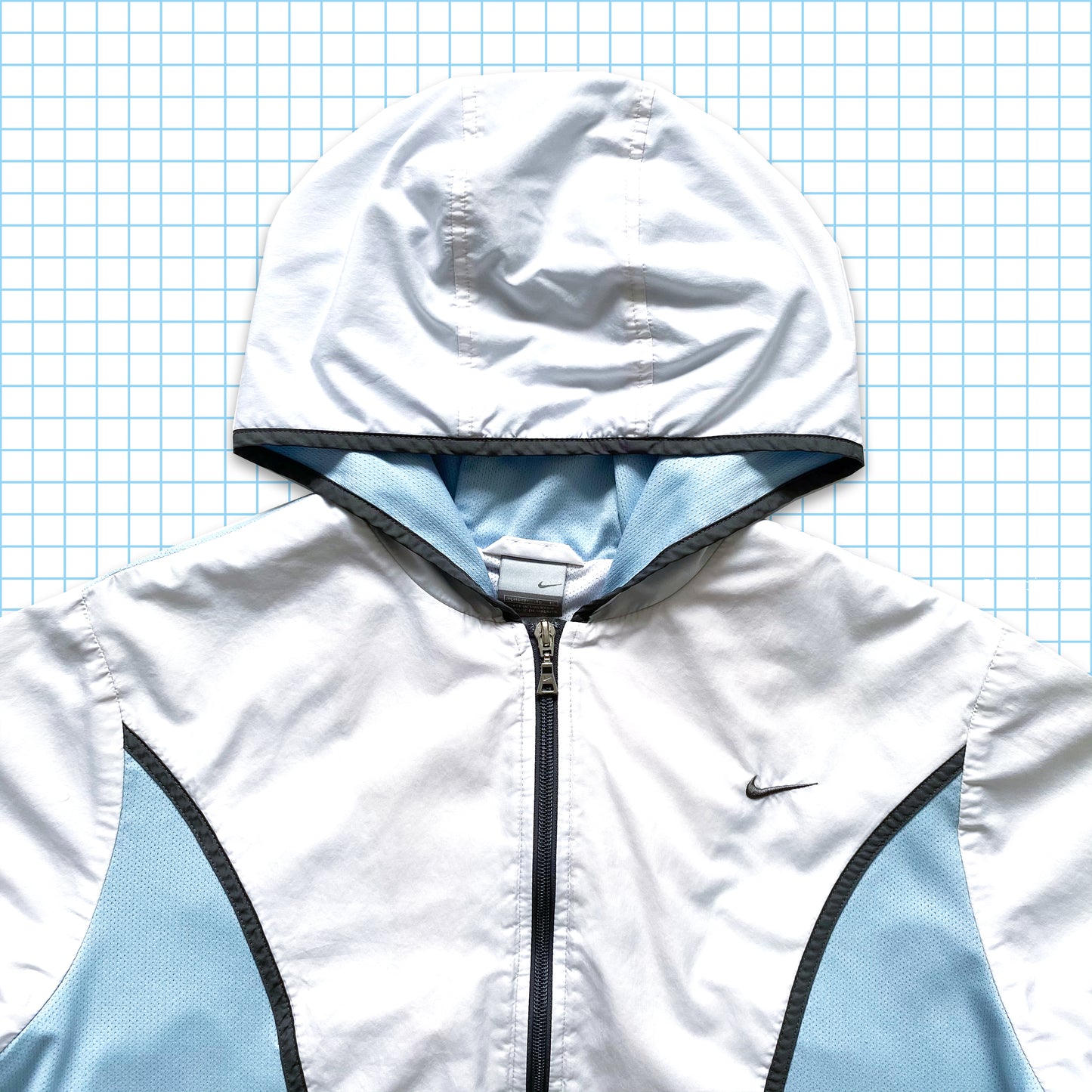 Vintage Nike Panelled Wind Breaker Jacket - Medium