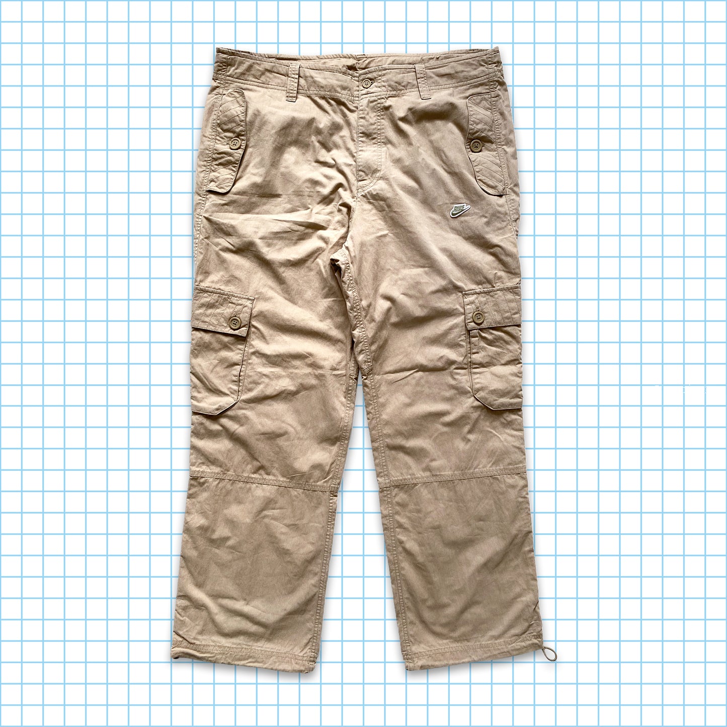 Pantalon cargo tactique Nike beige - Taille 34" / 36"