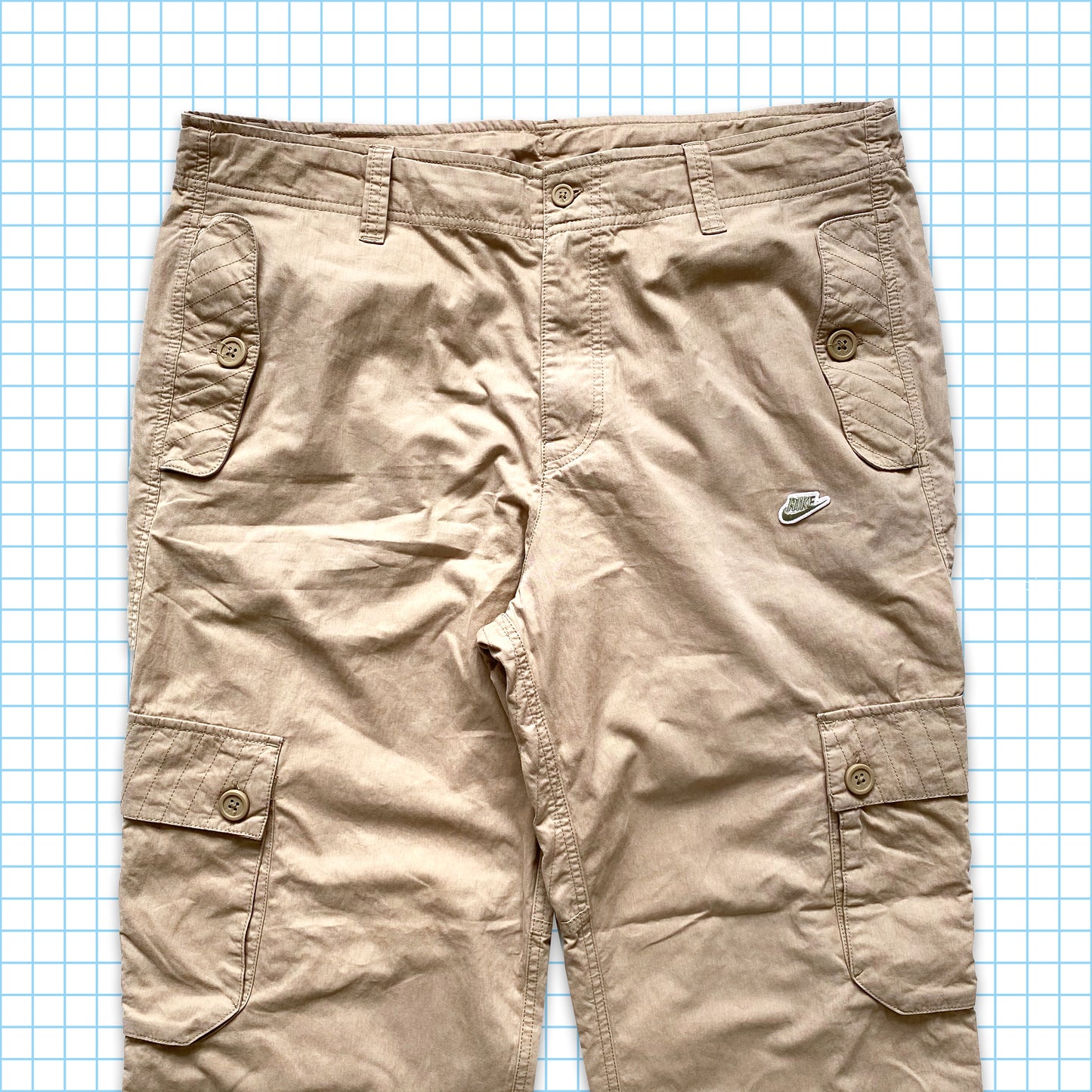 Pantalon cargo tactique Nike beige - Taille 34" / 36"