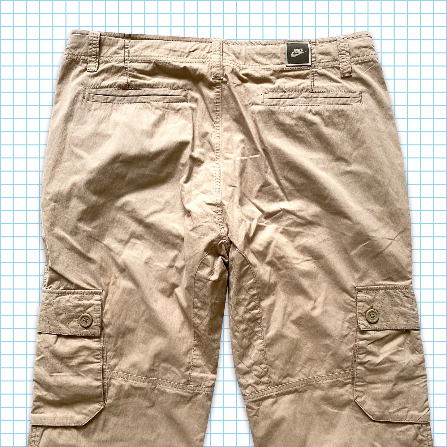 Pantalon cargo tactique Nike beige - Taille 34" / 36"