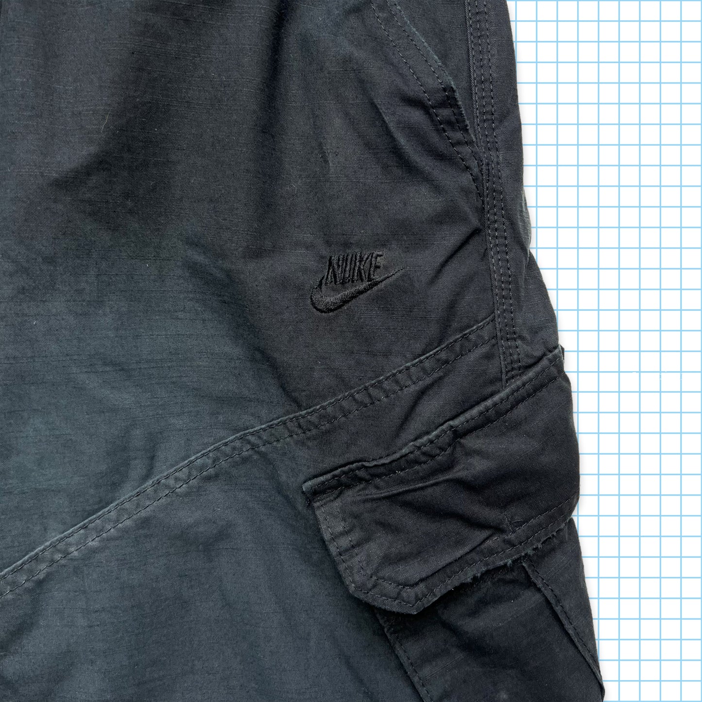 Nike Black Vertical Pocket Cargo Pants - Multiple Sizes