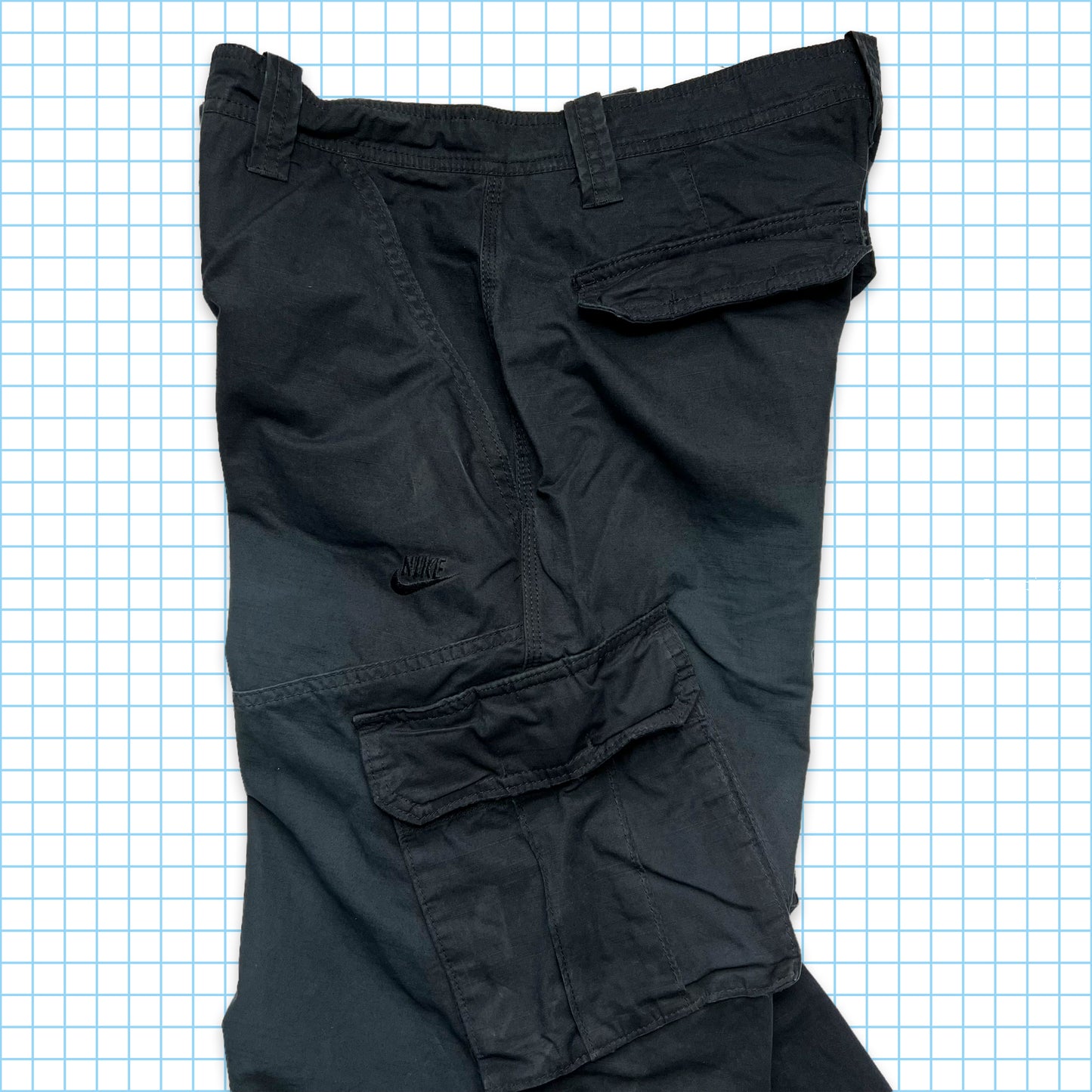 Nike Black Vertical Pocket Cargo Pants - Multiple Sizes