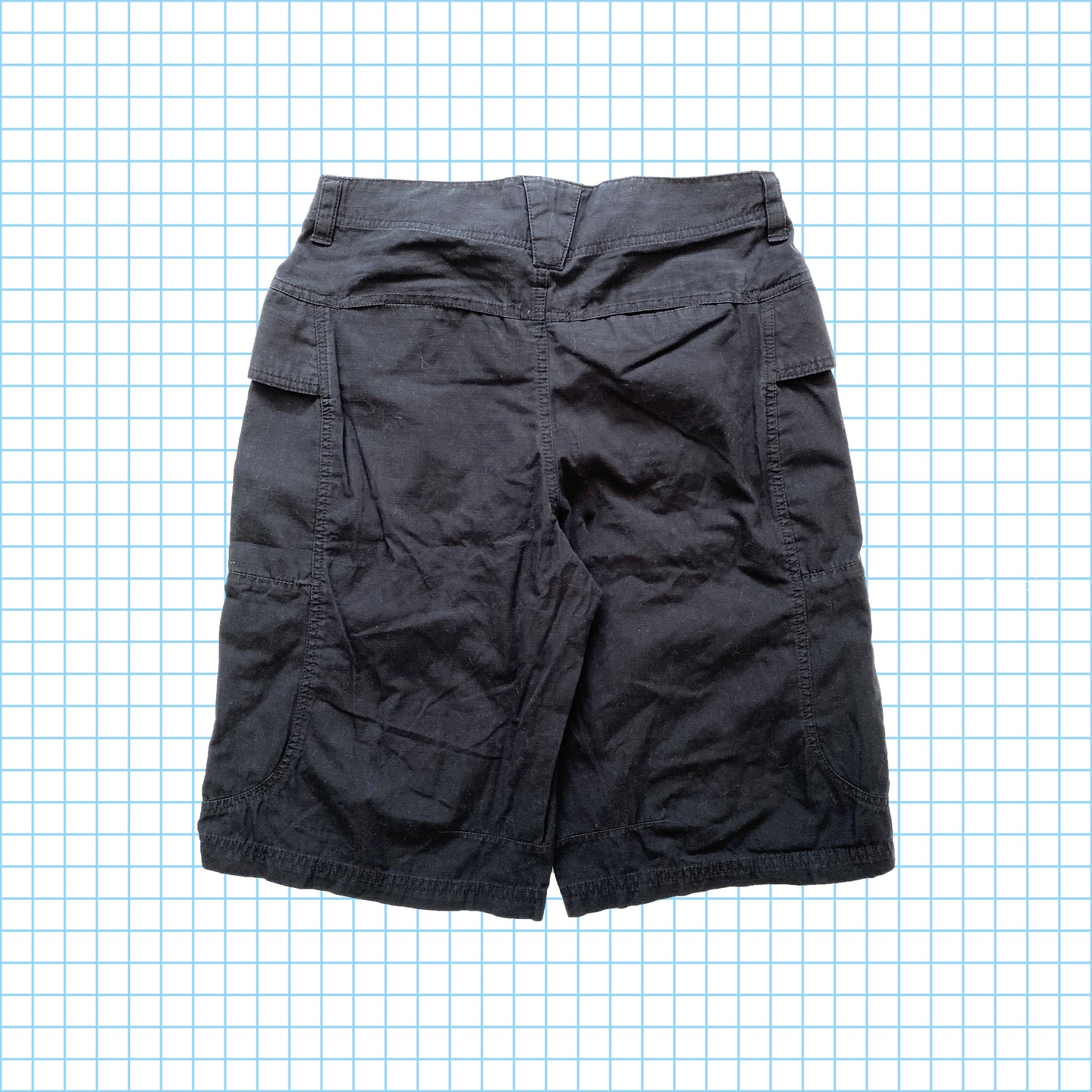 vintage Nike Vertical Zip Pocket Cargo Shorts - Petit