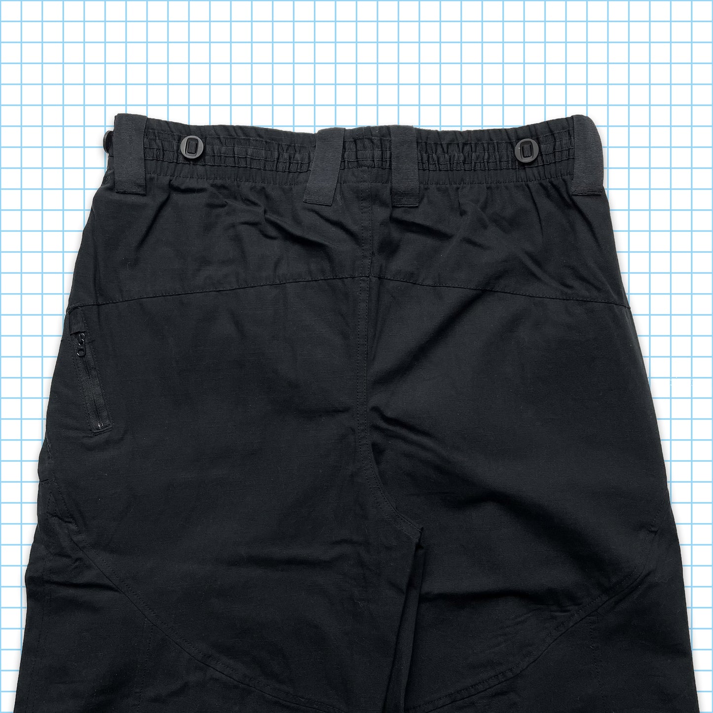 Vintage Nike Tonal Black Technical Pant - 32" / 34" Waist