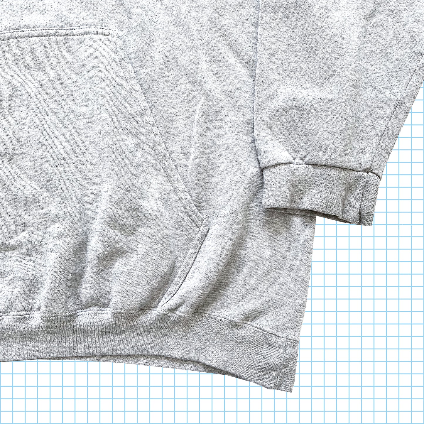 Vintage 90's Nike Centre Swoosh Half Cuff Hoodie - Extra Large / Extra Extra Large